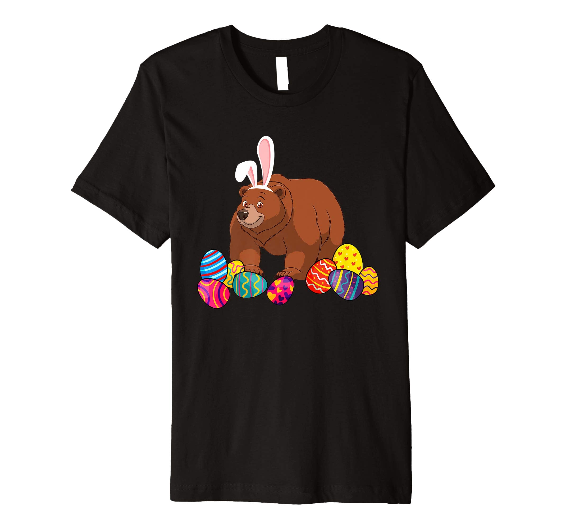 Bear Bunny Ear With Egg Easter Easter Day Shirt