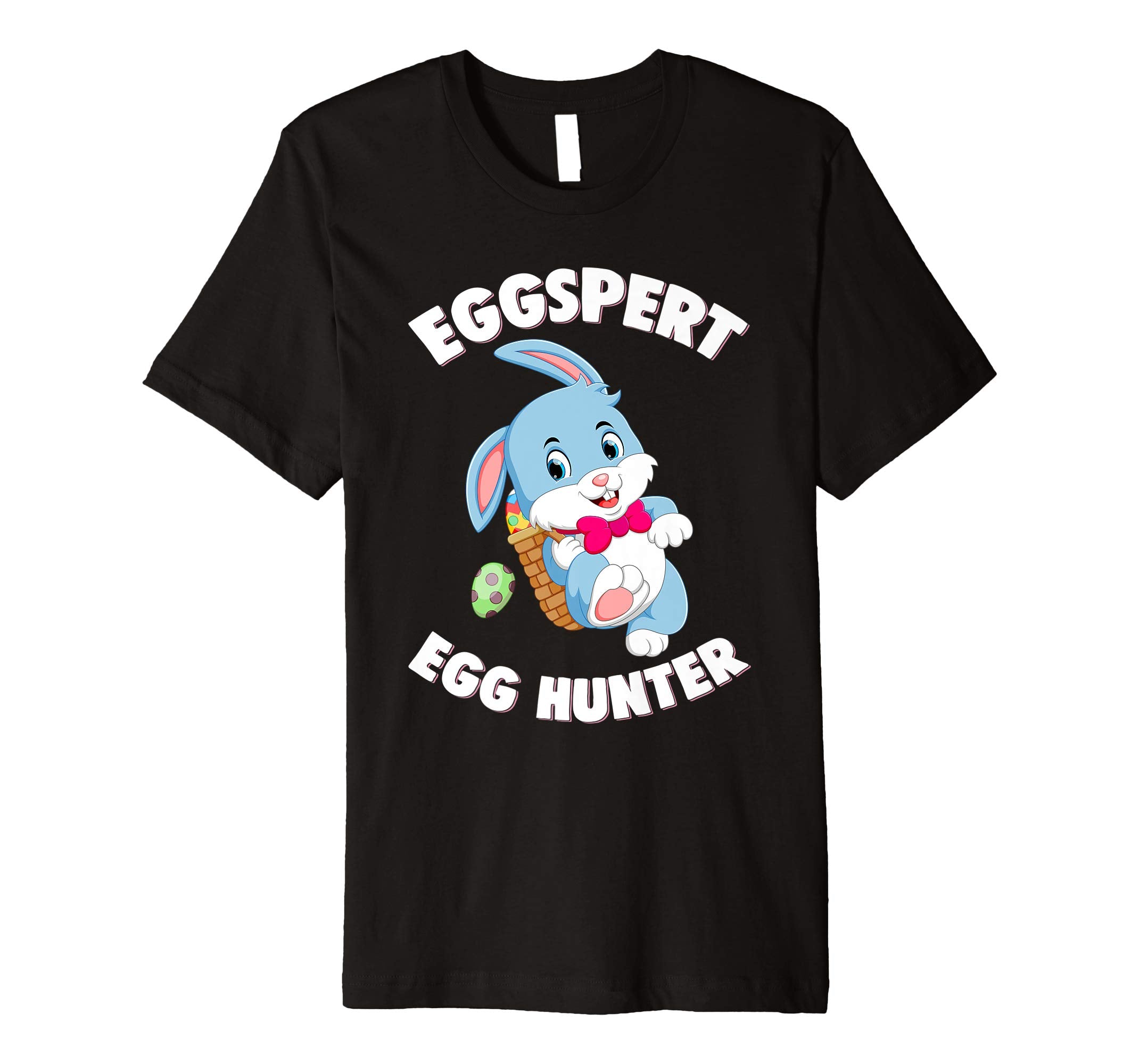 Eggspert Egg Hunter Happy Easter Kids Boys Girls T Shirt