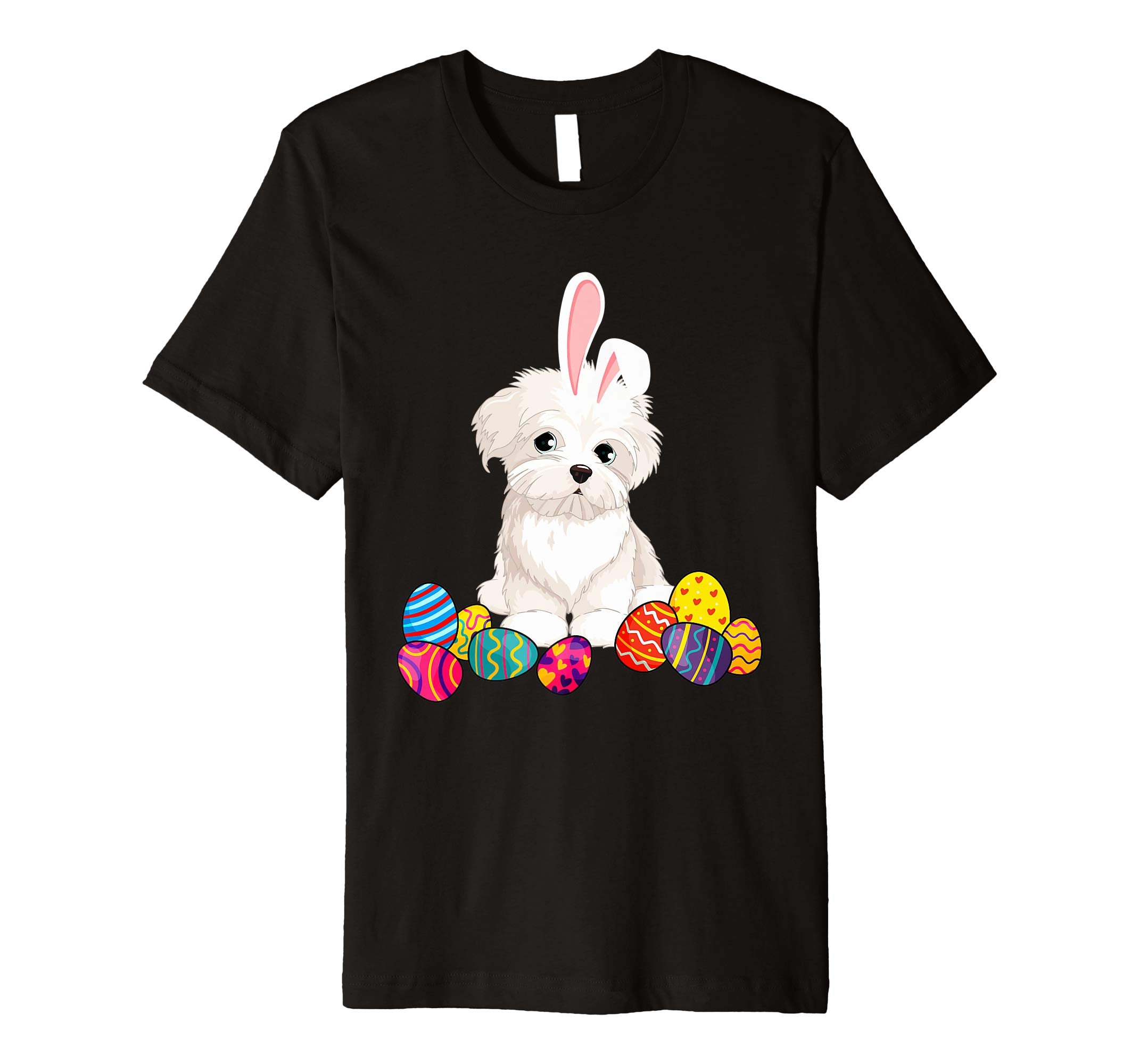Maltese Bunny Ear With Egg Easter Easter Day Shirt