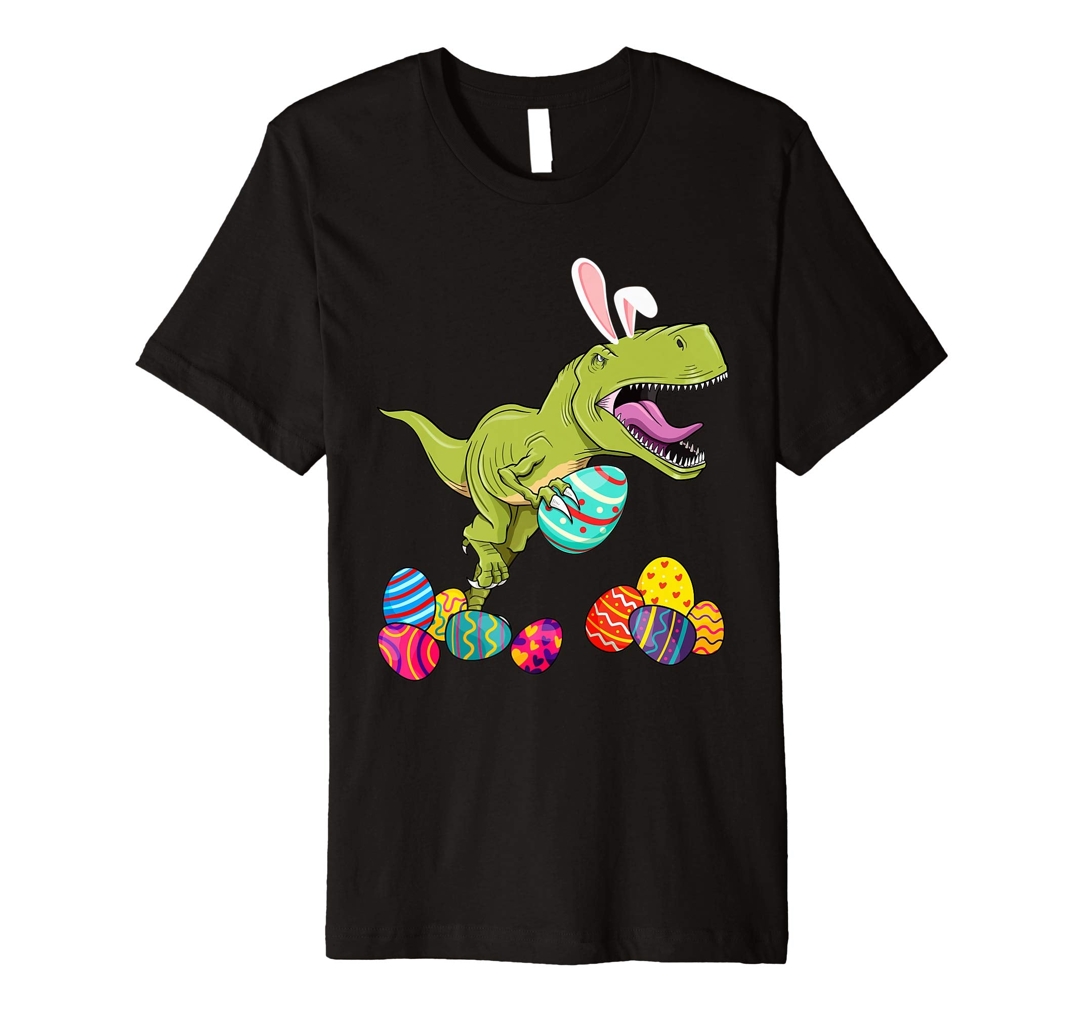 Easter Bunny Dinosaur T rex Eggs Cellent T shirt Boys Kids