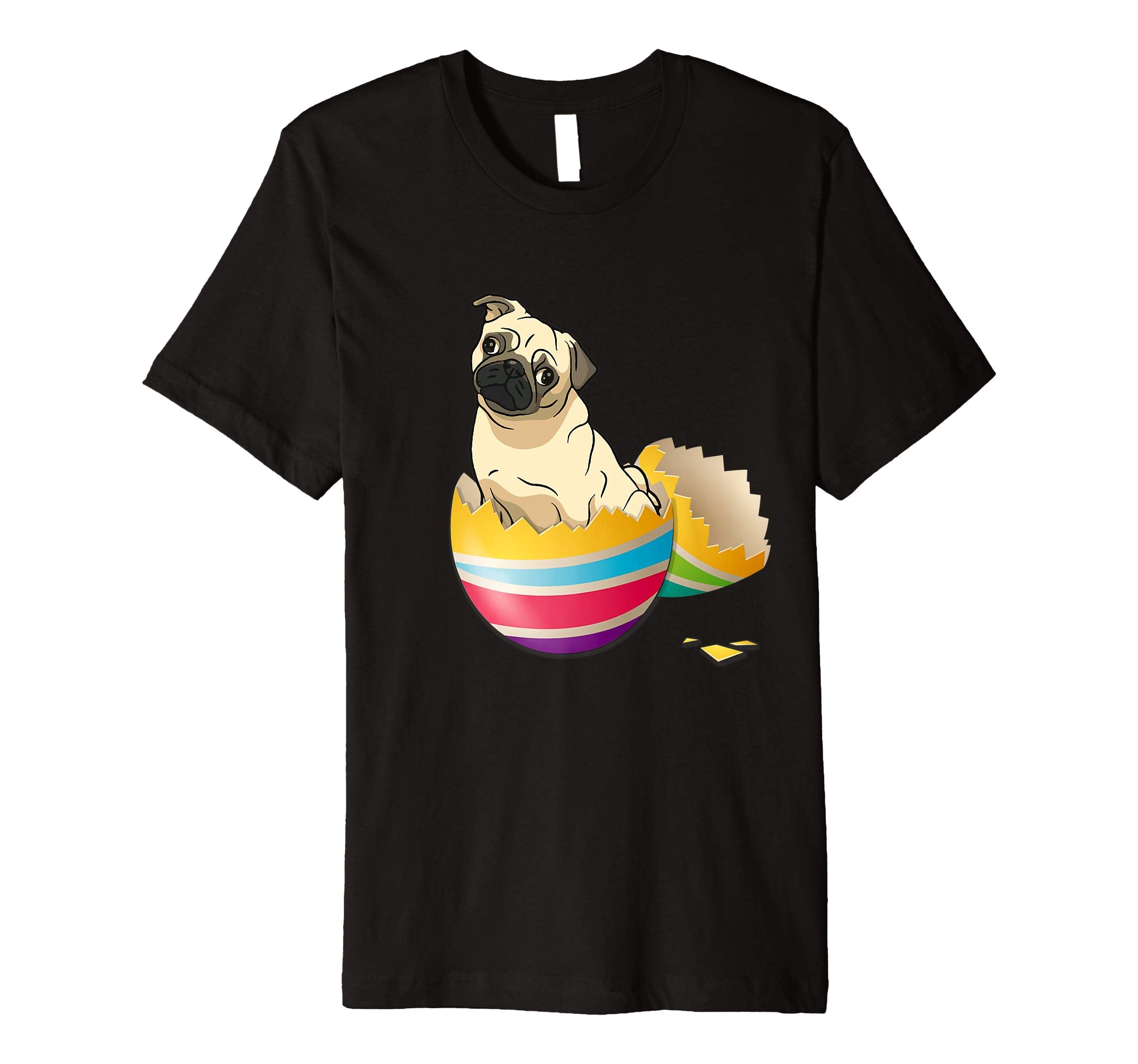 Pug Hatching From Easter Egg Easter Day Shirt