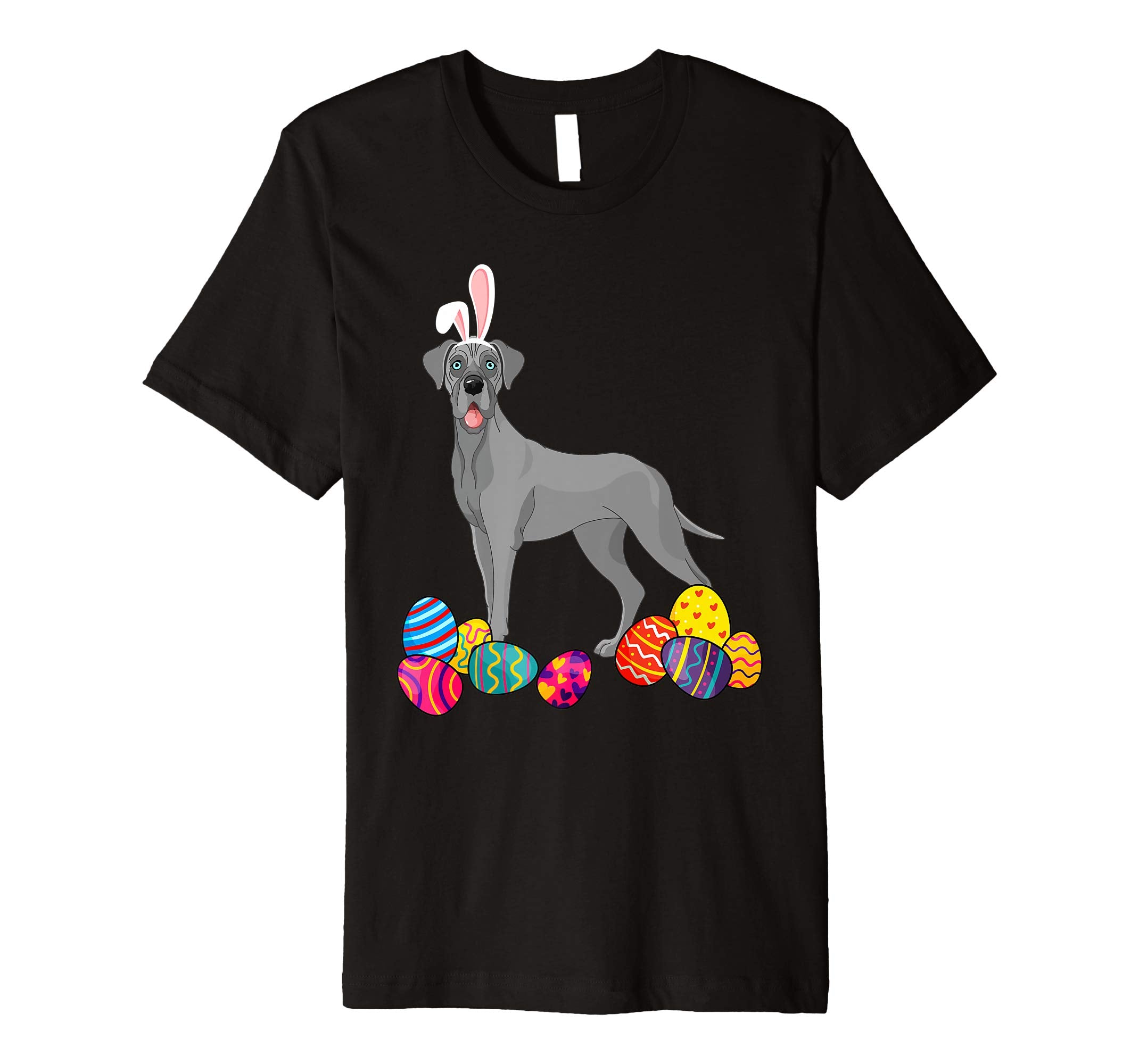 Great Dane Bunny Ear With Egg Easter Easter Day Shirt