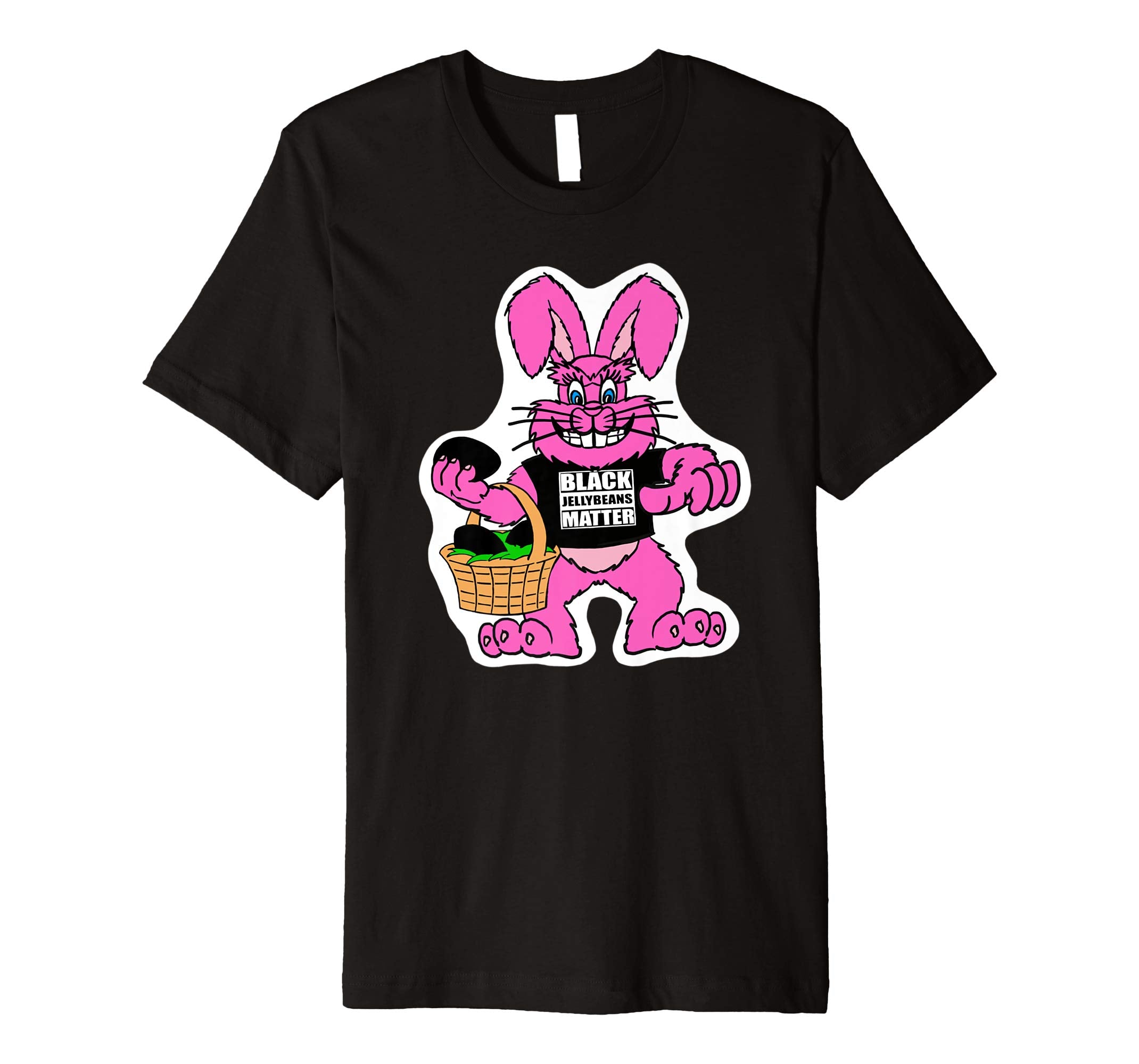 Mens Funny Easter Shirt Black Jelly Beans Matter Cute Gift