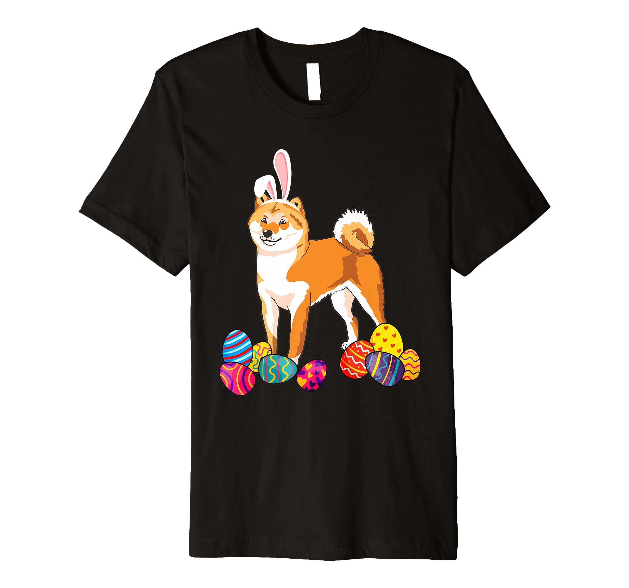 Akita Bunny Ear With Egg Easter Easter Day Shirt