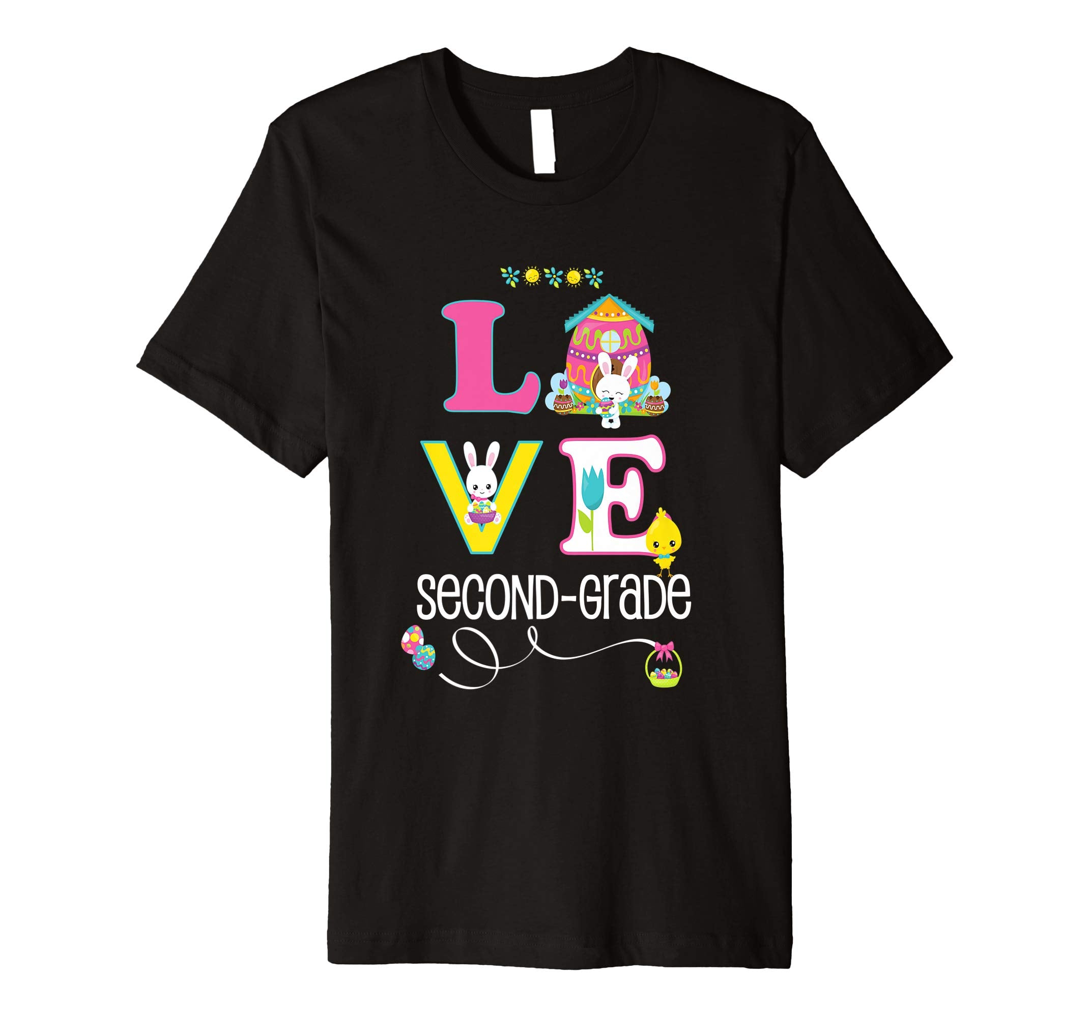 Second Grade Easter School Teacher &amp; Students Love Shirt