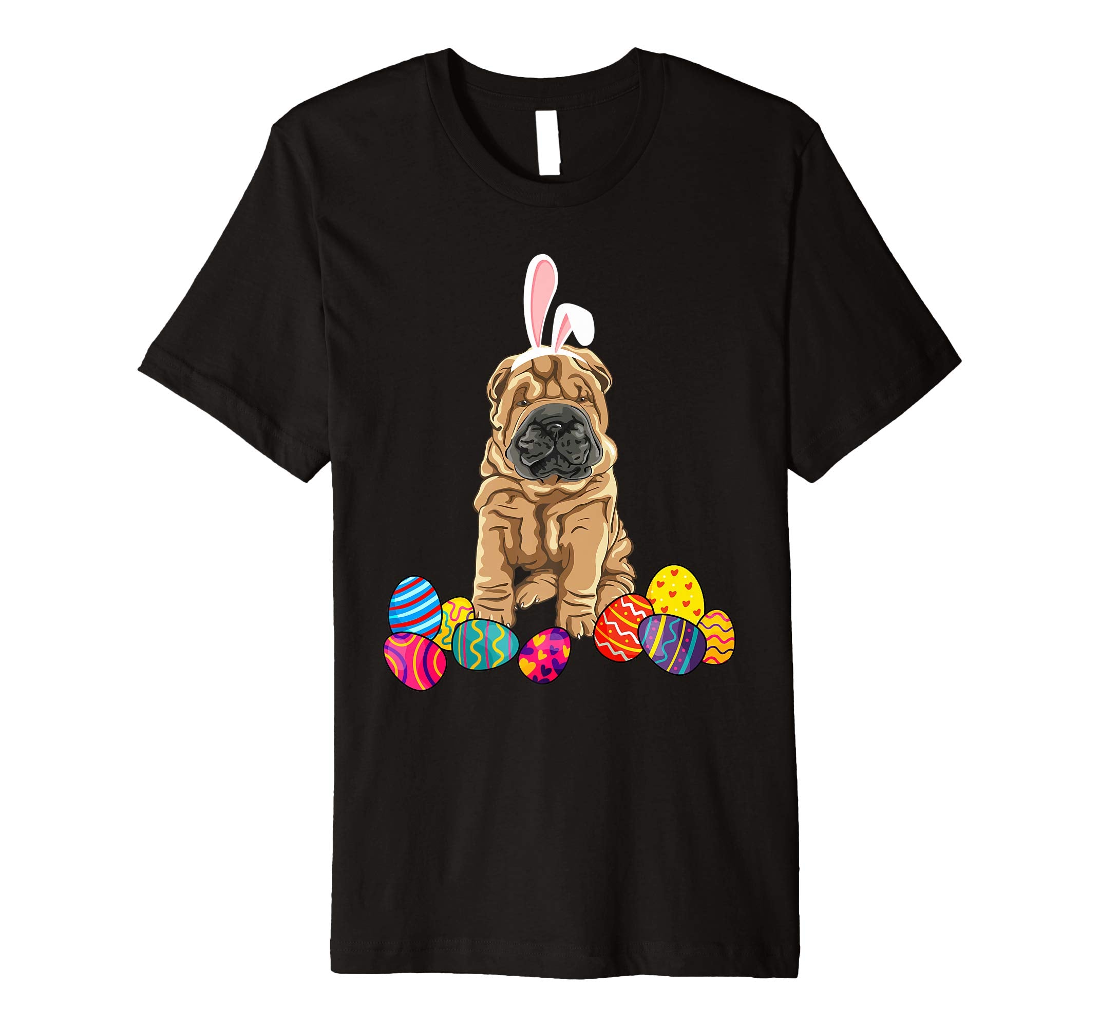 Chinese Shar-Pei Bunny Ear With Egg Easter Easter Day Shirt