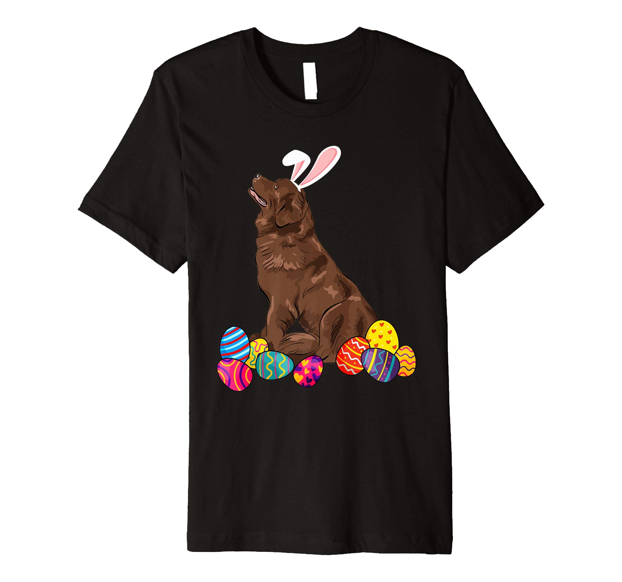 Newfoundland Bunny Ear With Egg Easter Easter Day Shirt