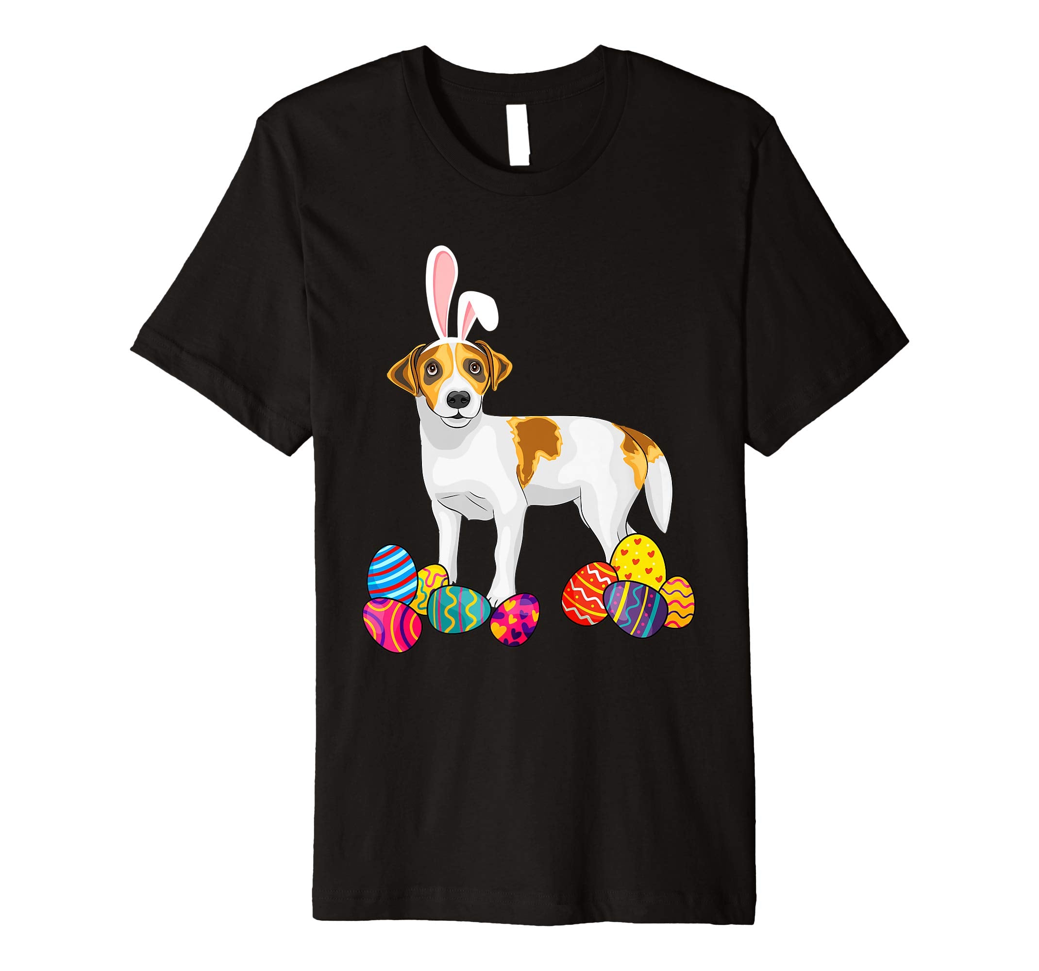 Russell Terrier Bunny Ear With Egg Easter Easter Day Shirt