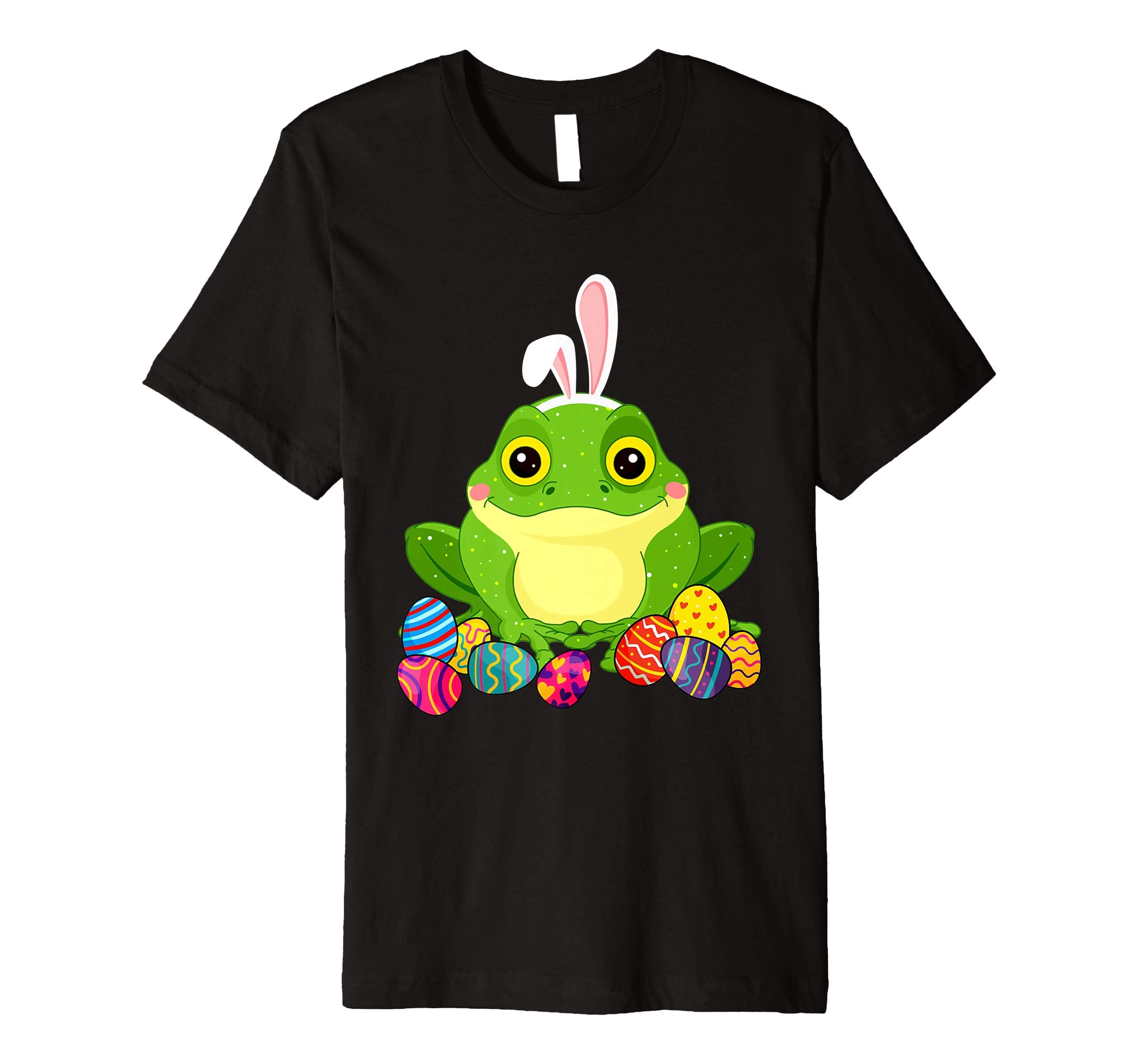 Frog Bunny Ear With Egg Easter Easter Day Shirt
