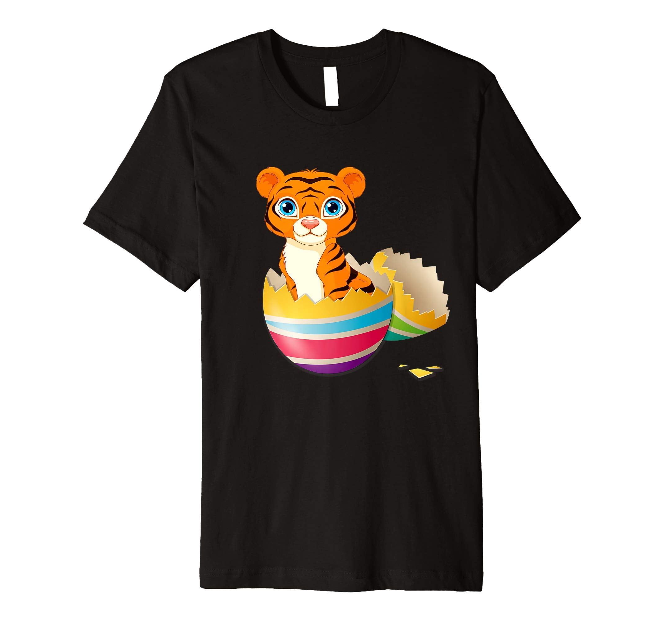 Baby Tiger Hatching From Easter Egg Easter Day Shirt