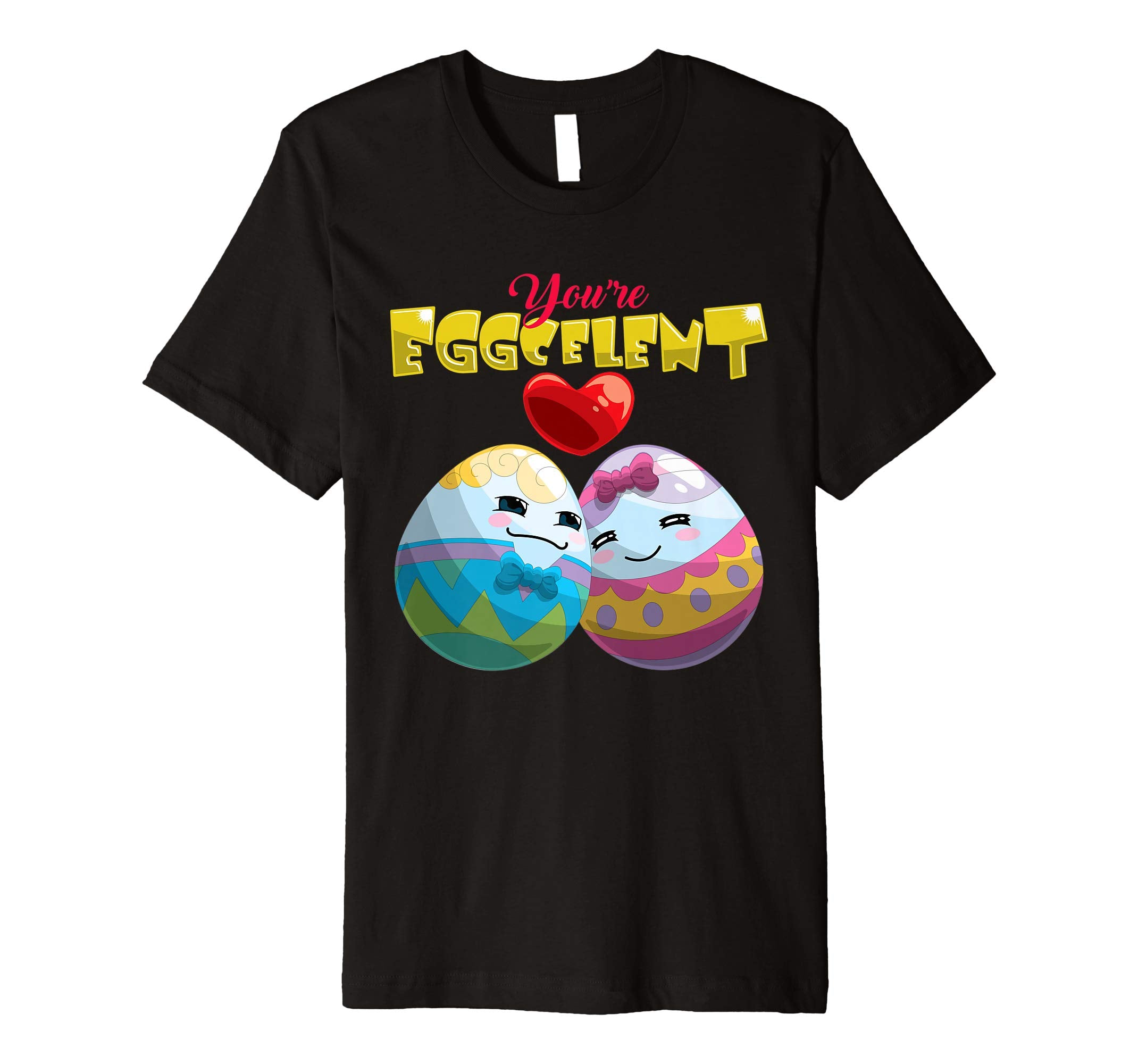 Easter Shirt with Cute Egg Couple for Men and Women