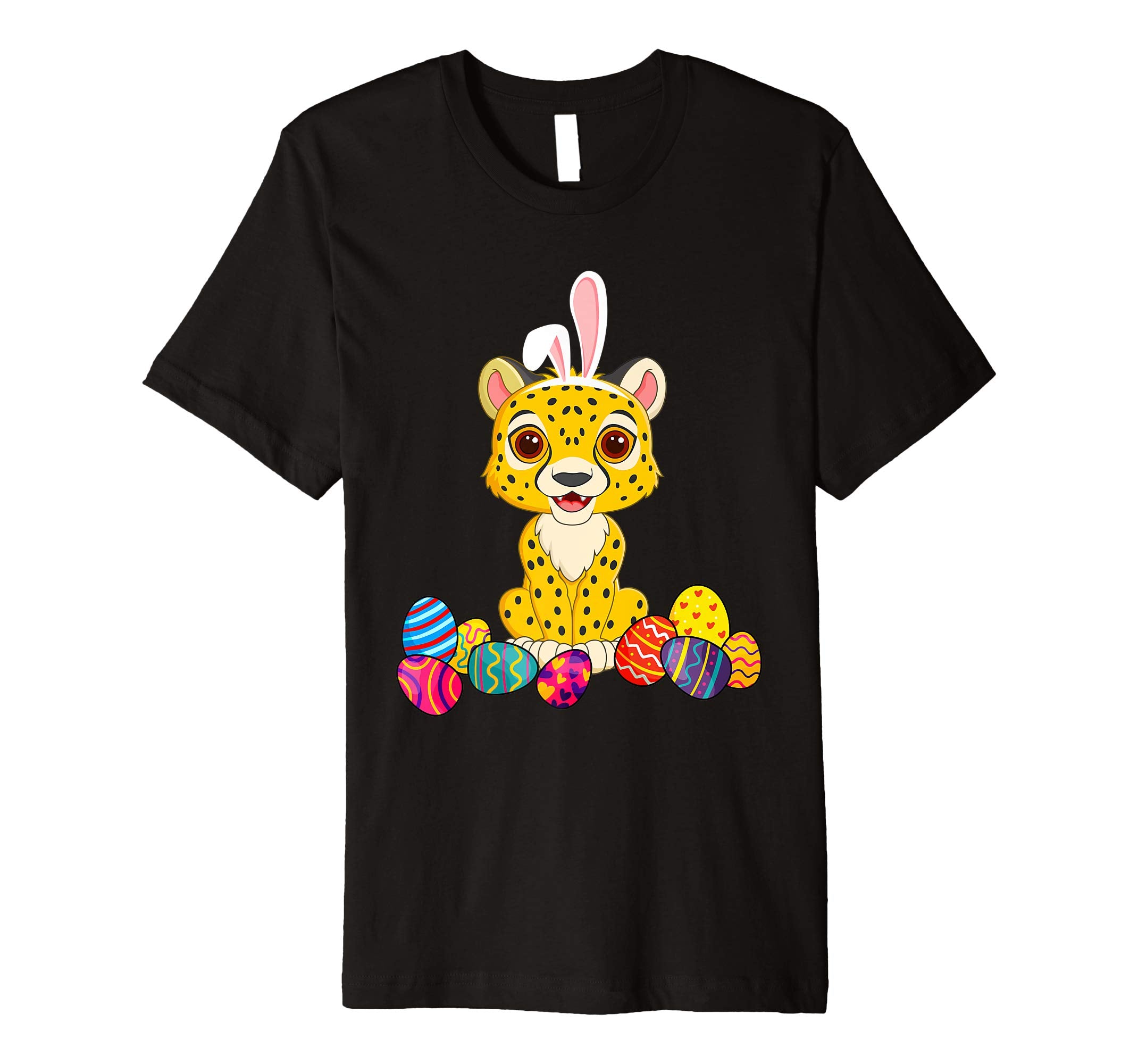 Cheetah Bunny Ear With Egg Easter Easter Day Shirt