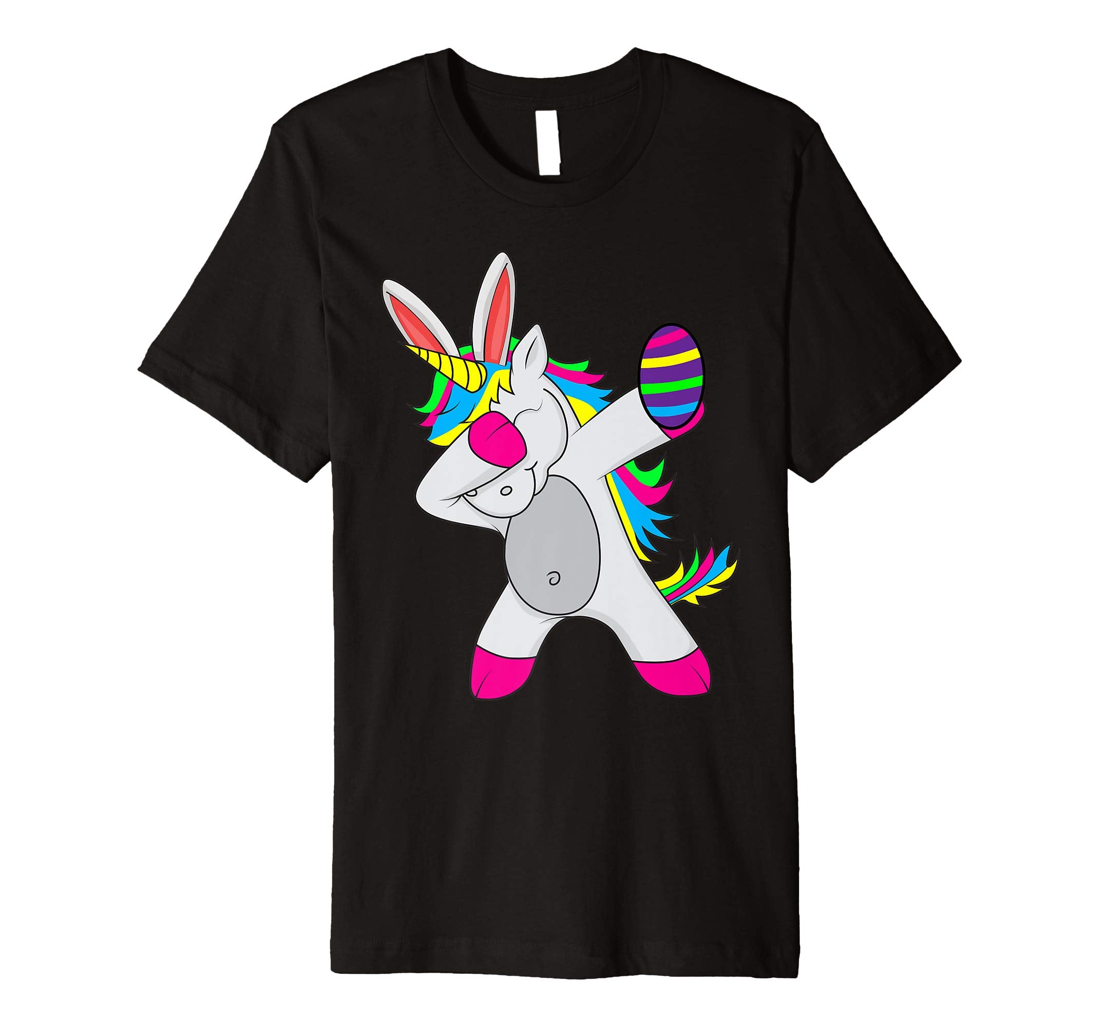 Funny Dainty Dabbing Easter Unicorn Bunny Shirt Gift