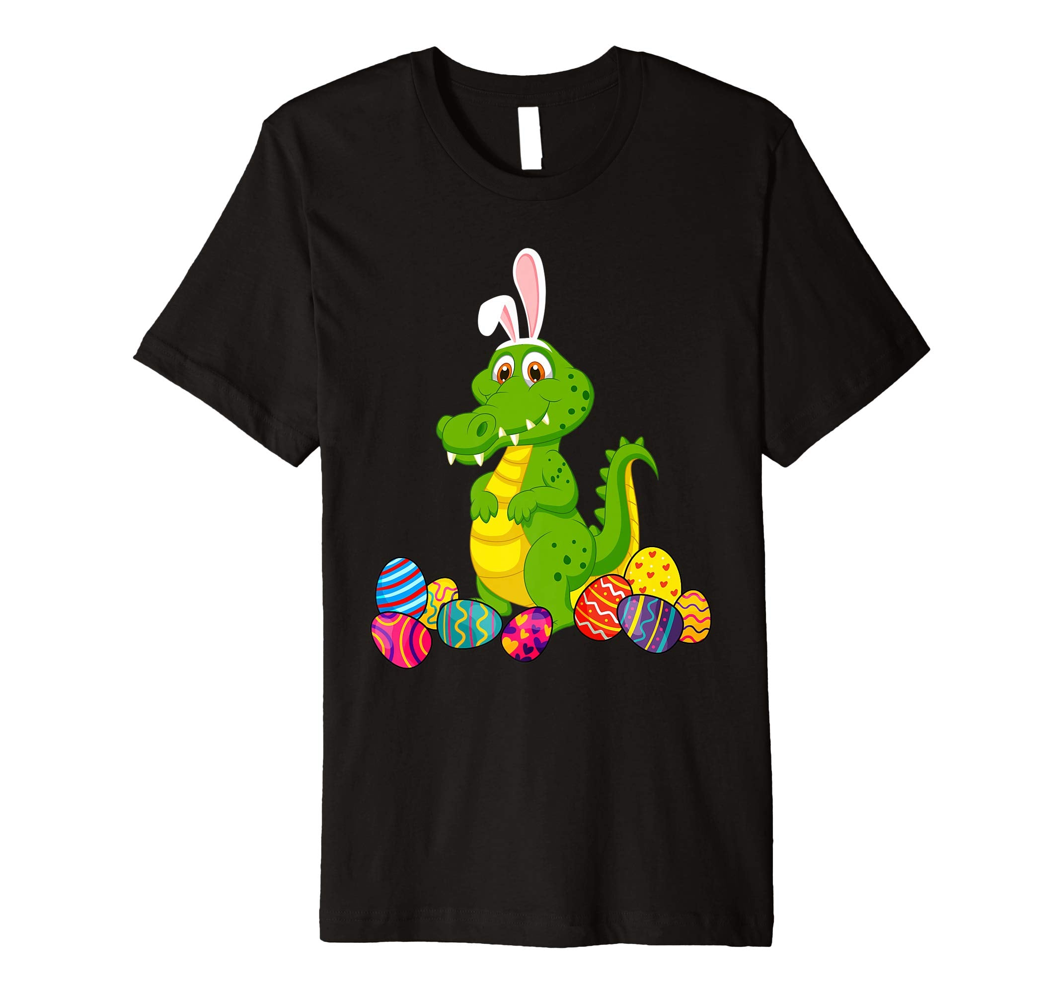 Crocodile Bunny Ear With Egg Easter Easter Day Shirt