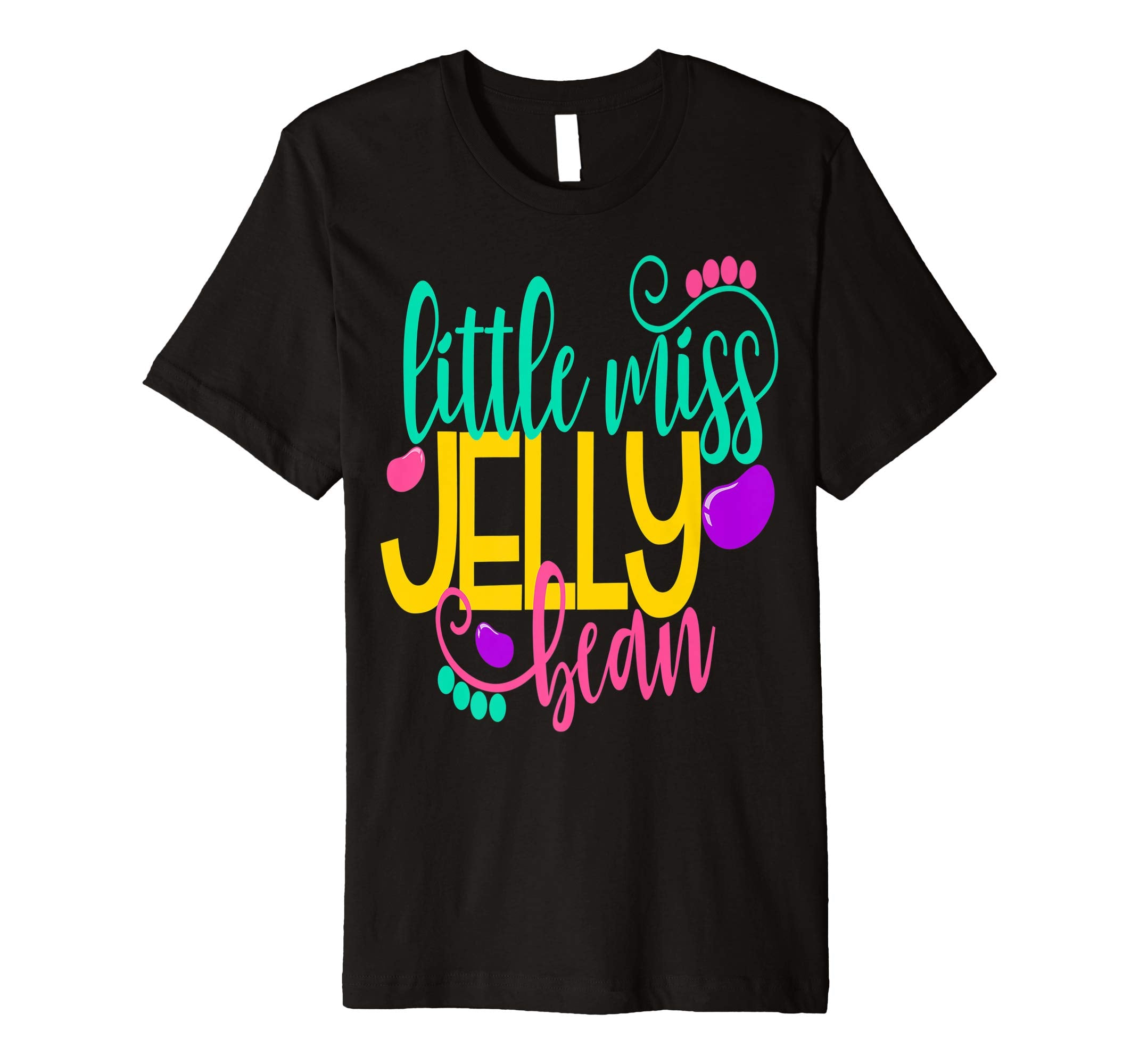 Girls Easter Shirt Kids LittleMiss Jelly Bean Daughter Cute