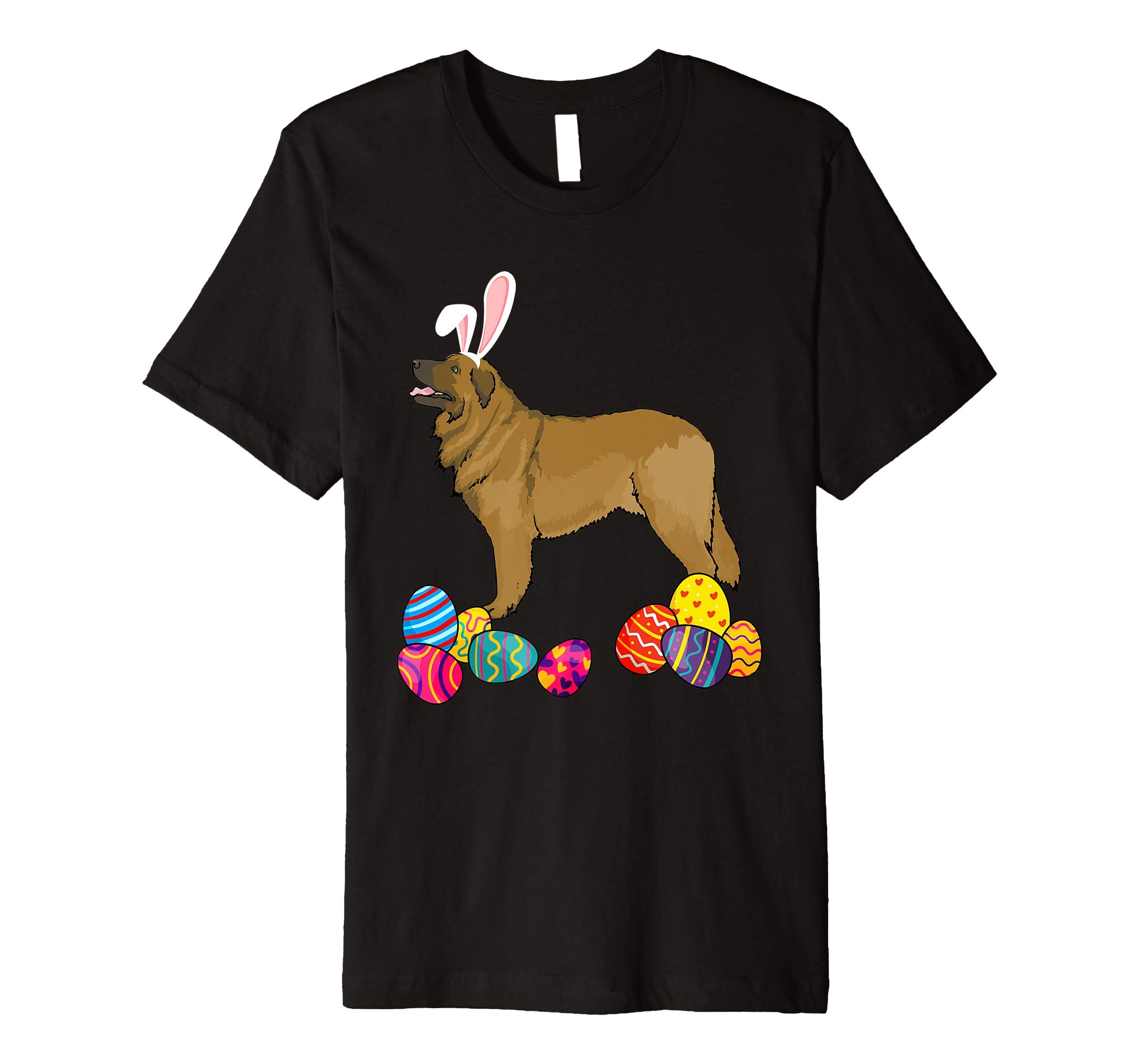 Leonberger Bunny Ear With Egg Easter Easter Day Shirt