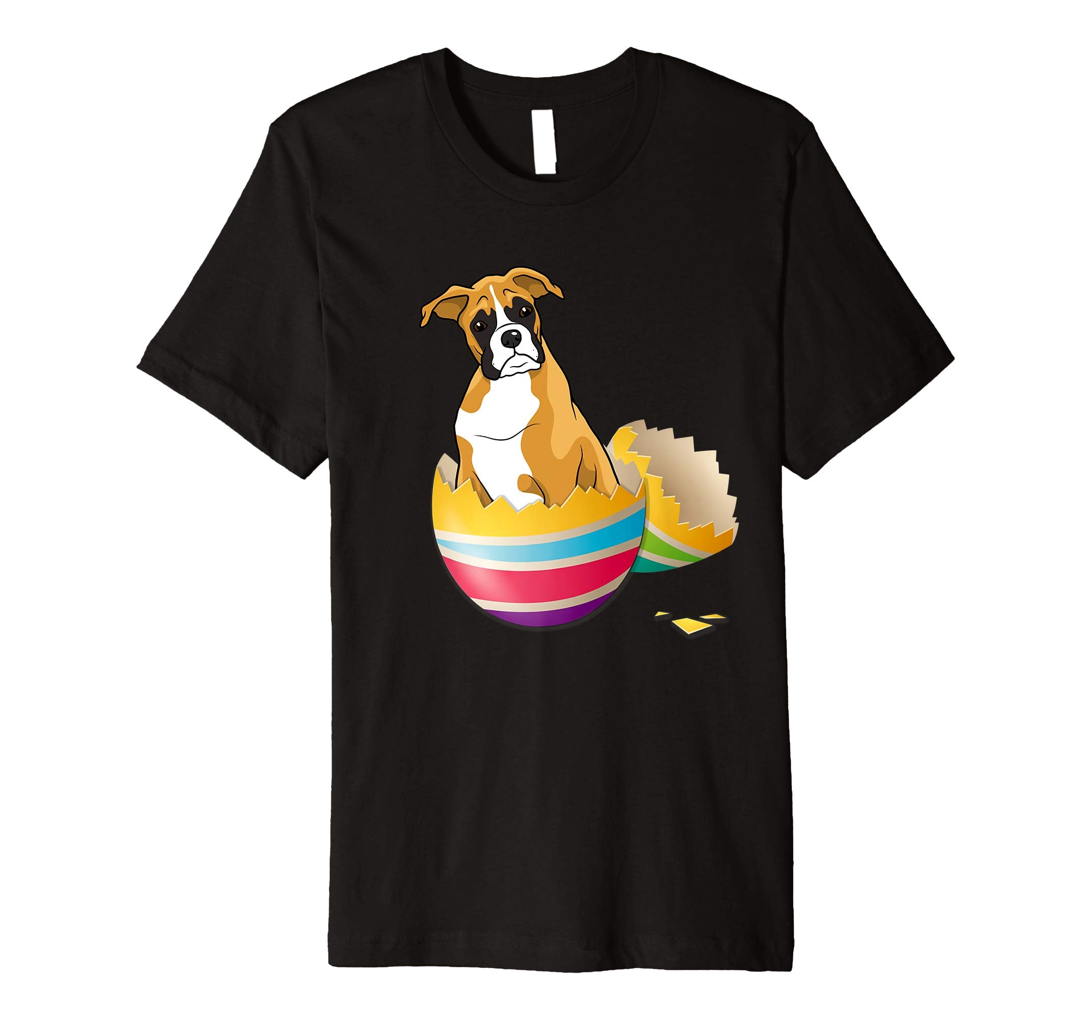 Boxer Hatching From Easter Egg Easter Day Shirt