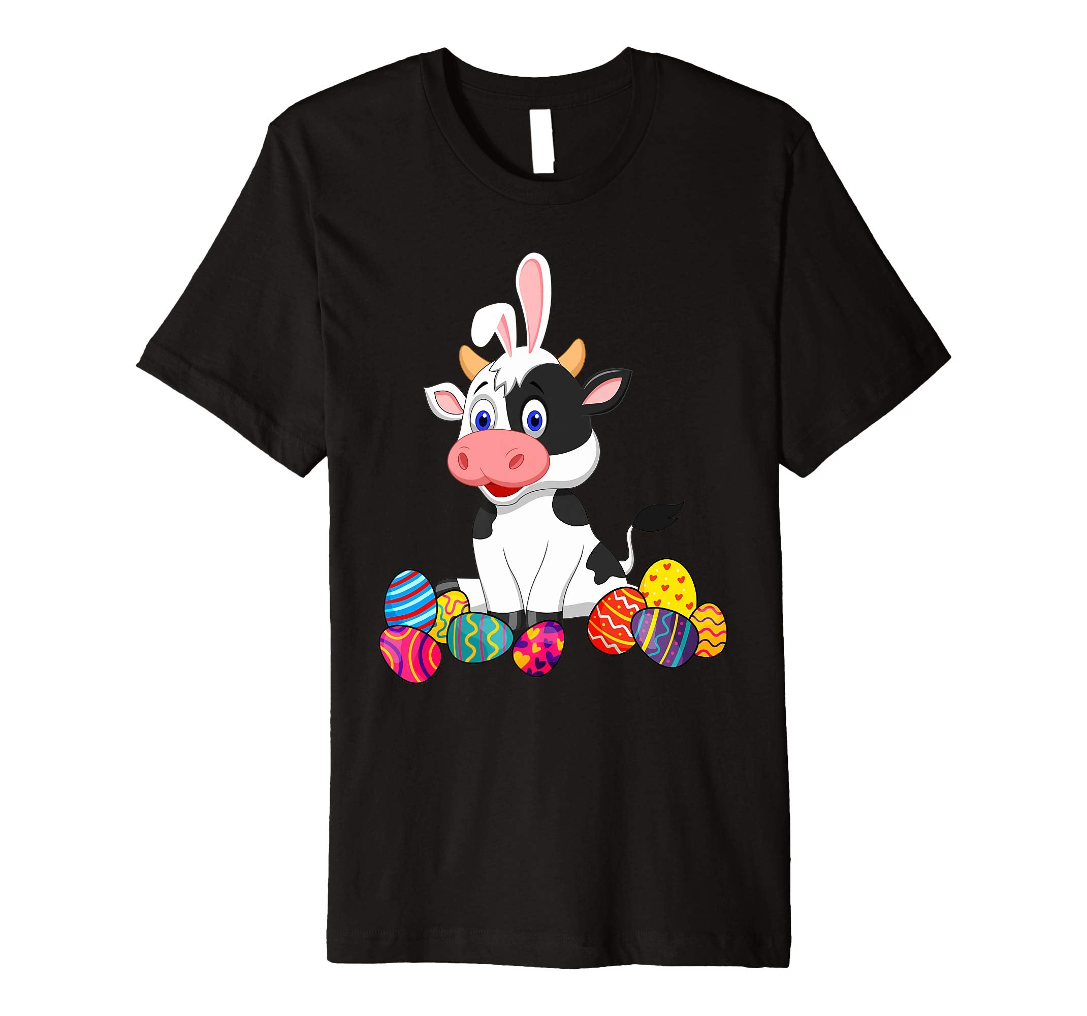 Cow Bunny Ear With Egg Easter Easter Day Shirt