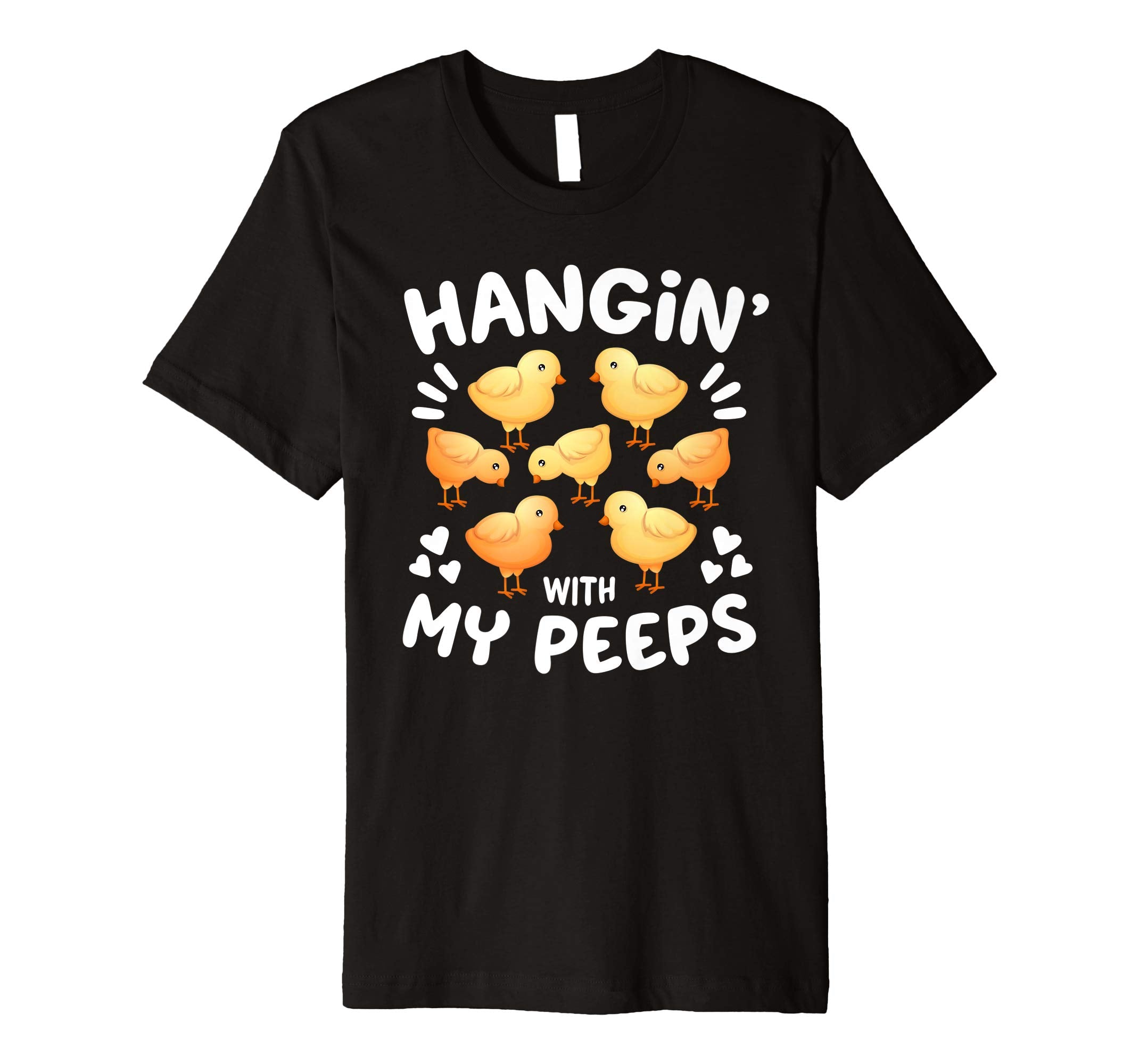 Hanging With My Peeps Happy Easter Kids Boys Girls T Shirt