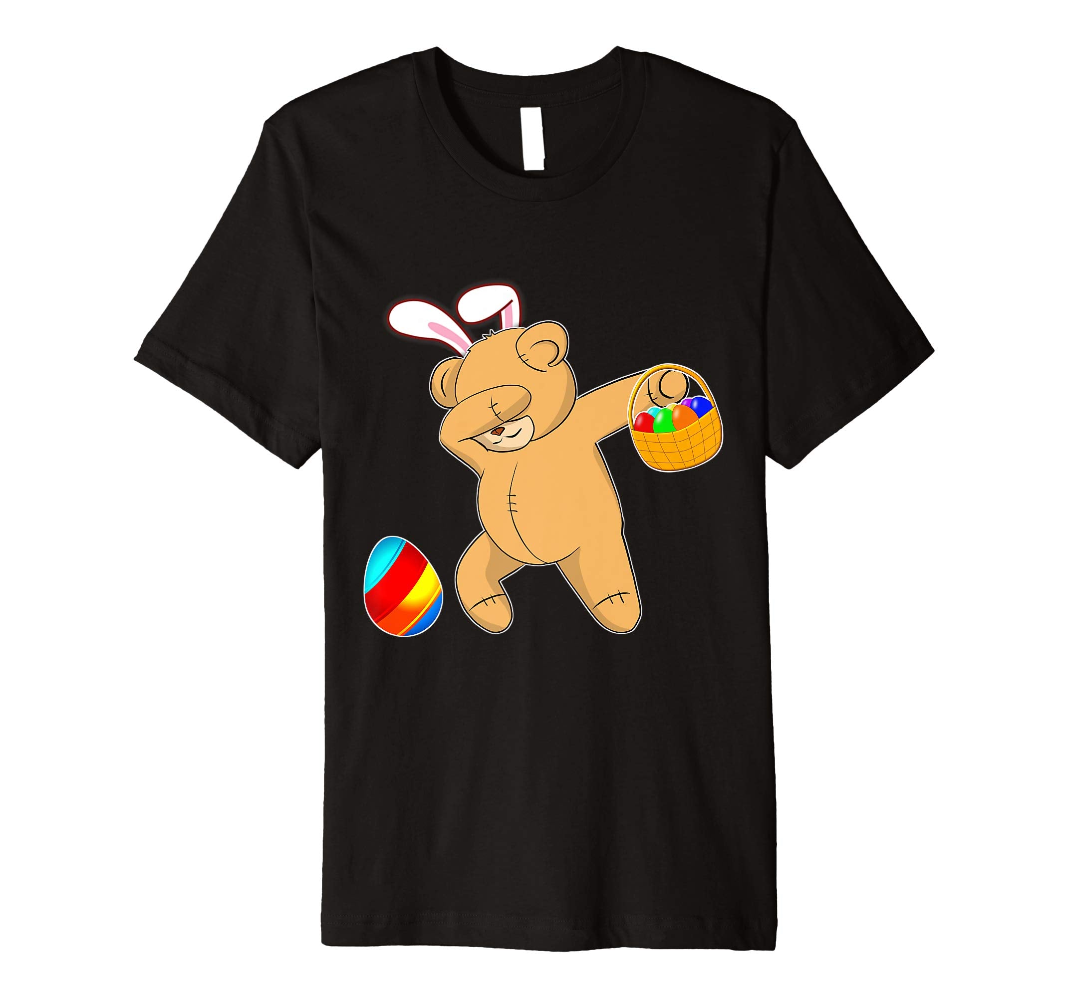 Easter Bunny Dabbing Teddy Bear Tshirt Easter Egg Gift