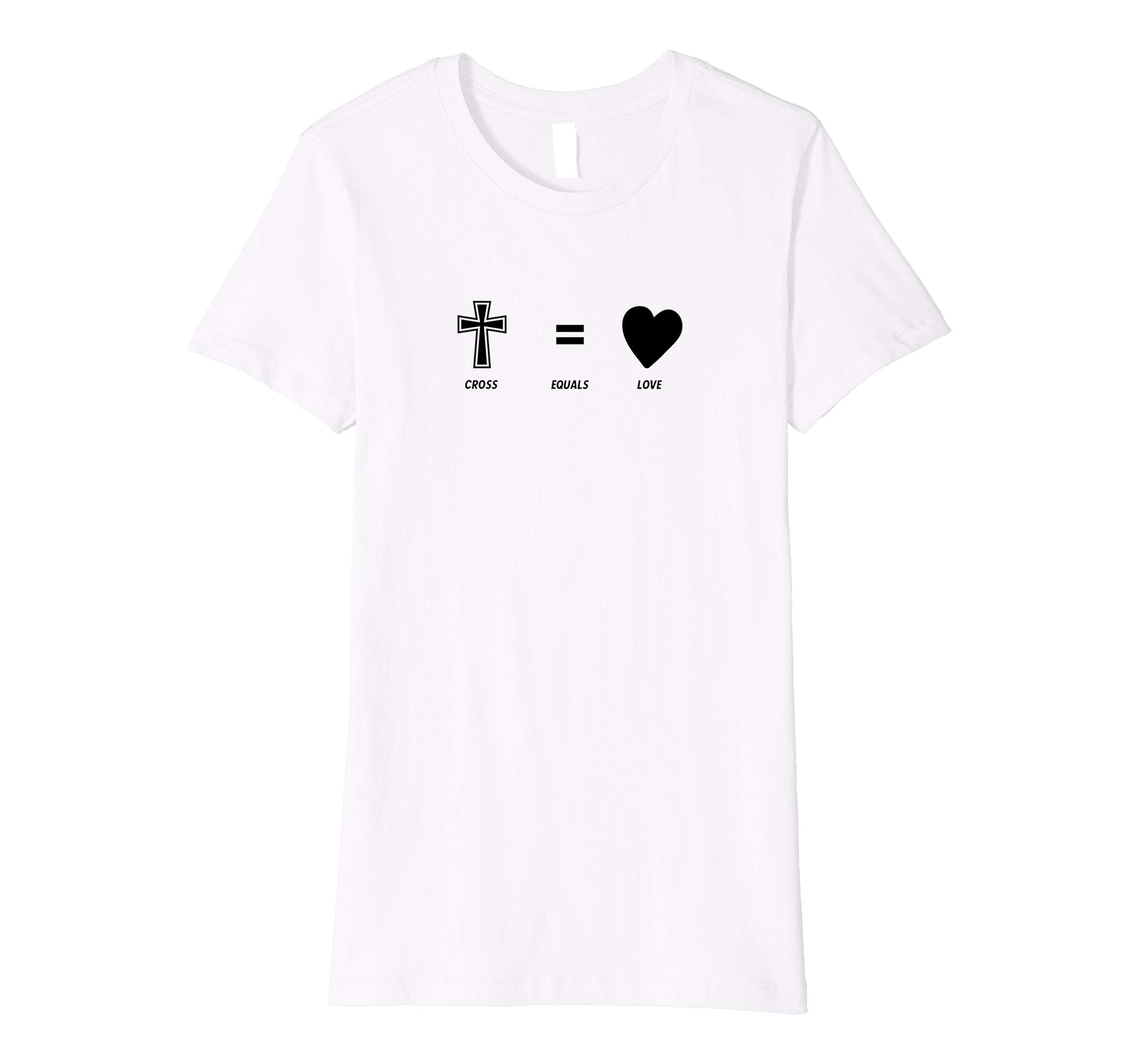 Cross Equals Love Inspiring Easter Christian Gift Shirt