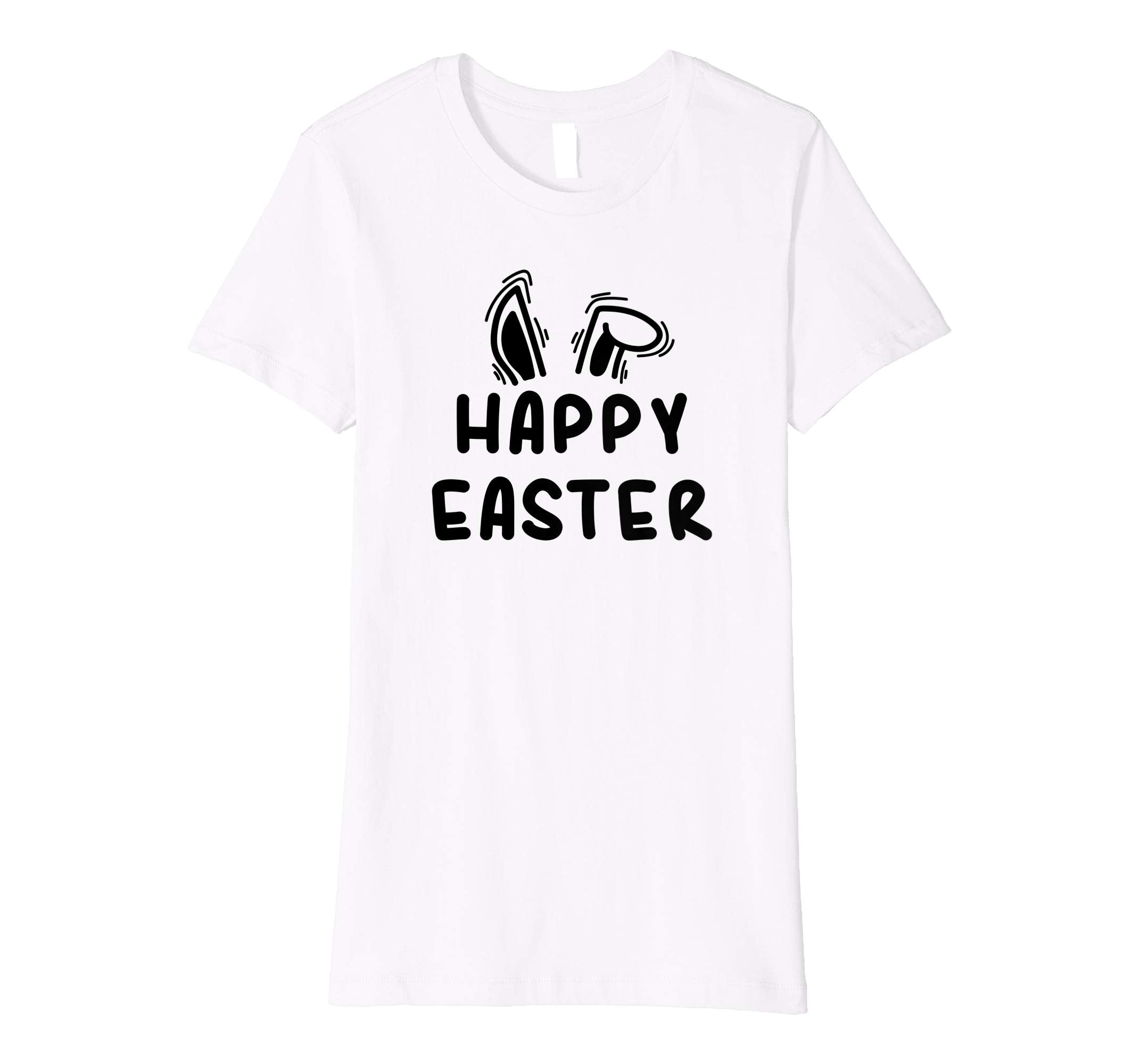 Cute Happy Easter Bunny T shirt for Toddler Girls and Boys