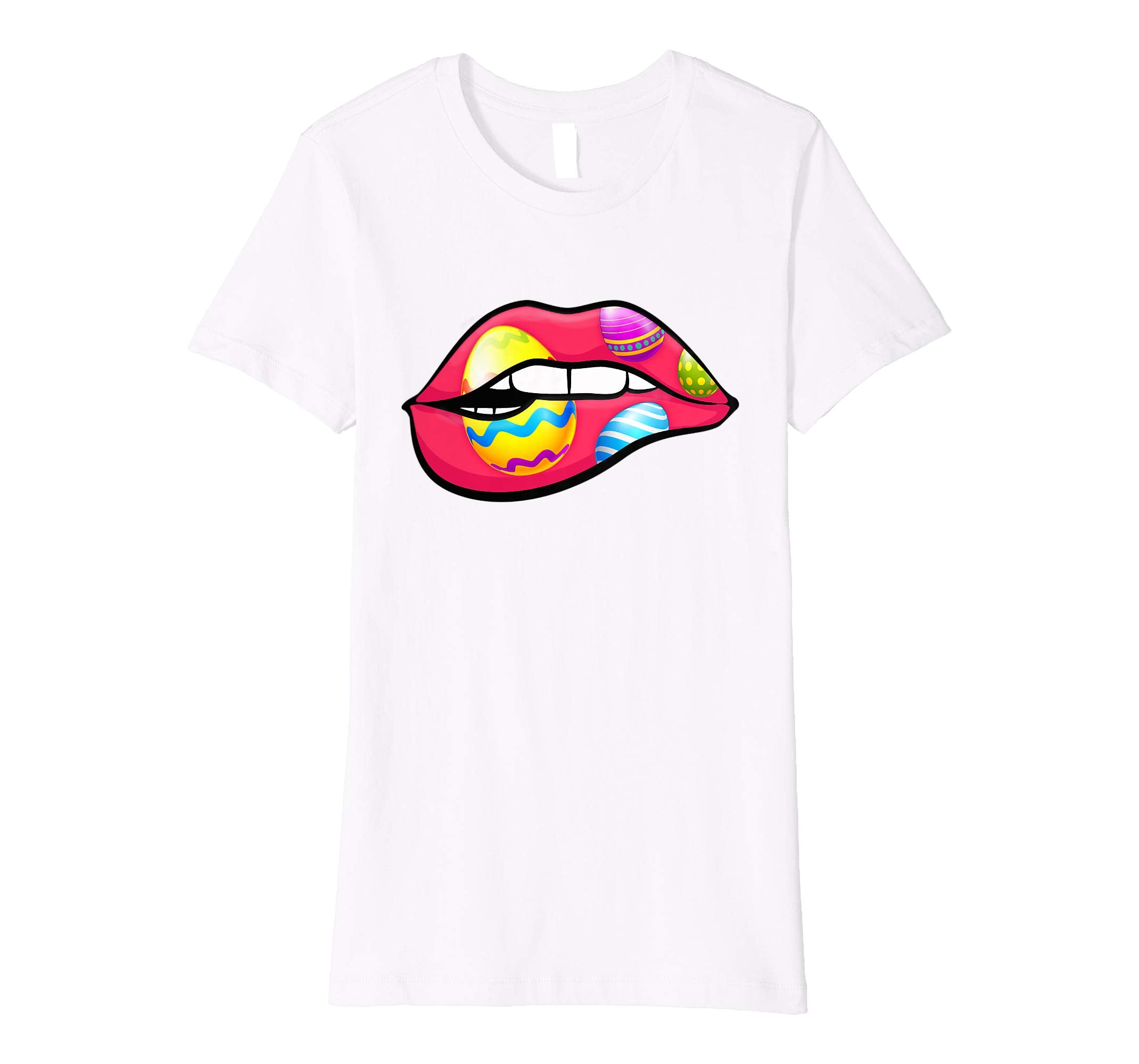 Funny Easter Day Jewish Kiss Lips Shirt Girls Women