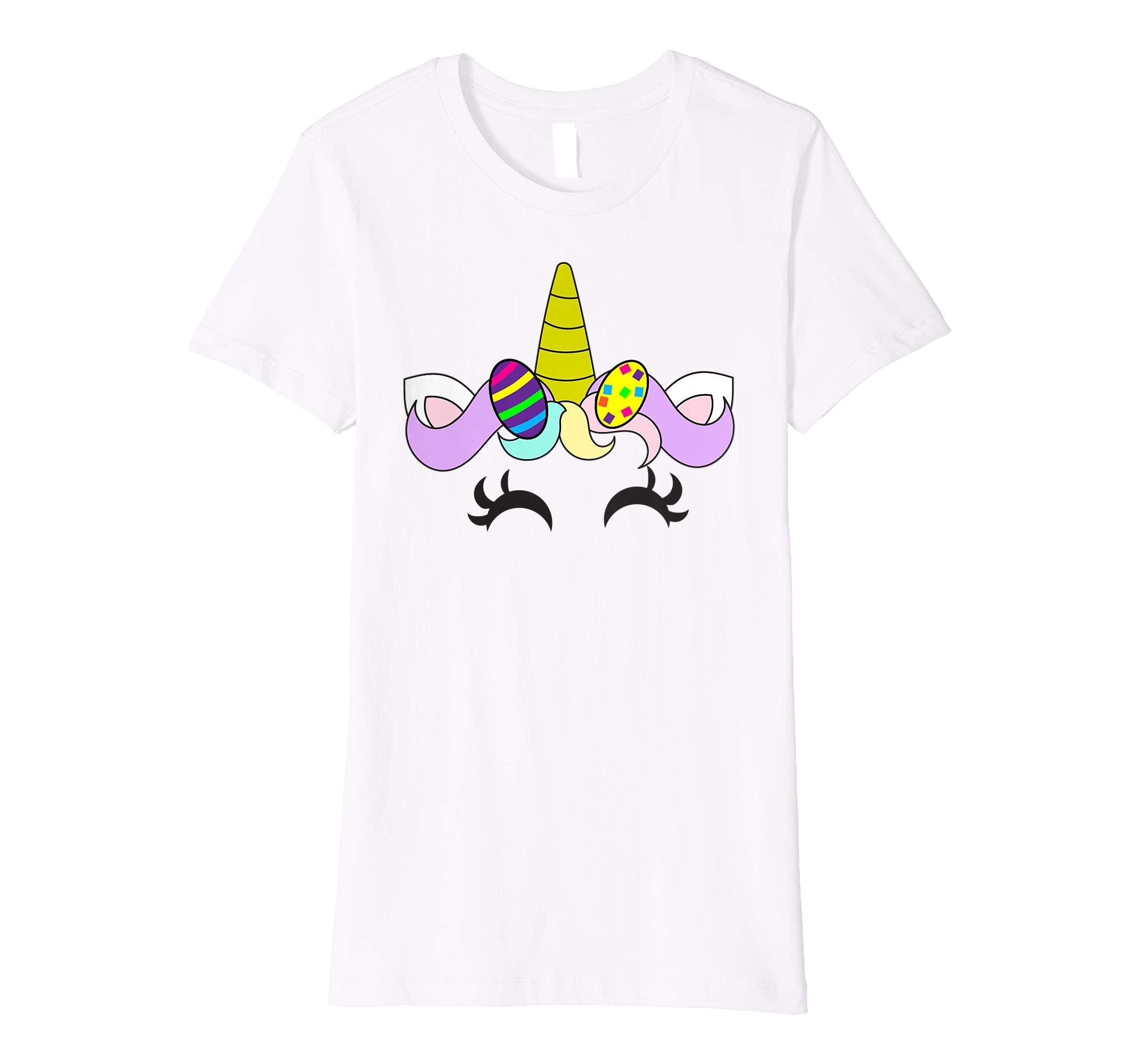 Easter Unicorn Girl Shirt | Cute Easter Painted Eggs Gift
