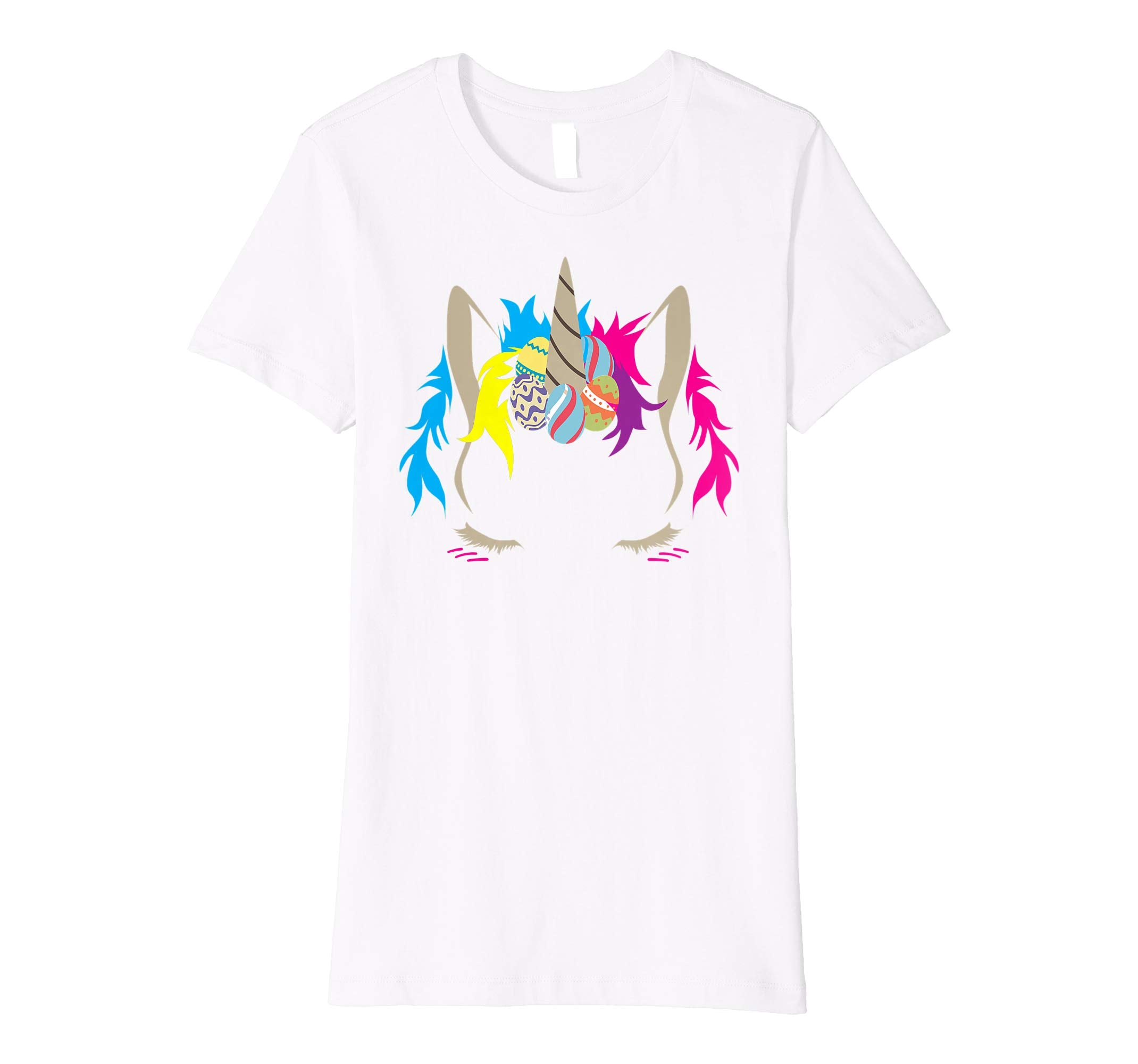 Cool Unicorn With Easter Eggs On Horn Outfit Shirt Gift