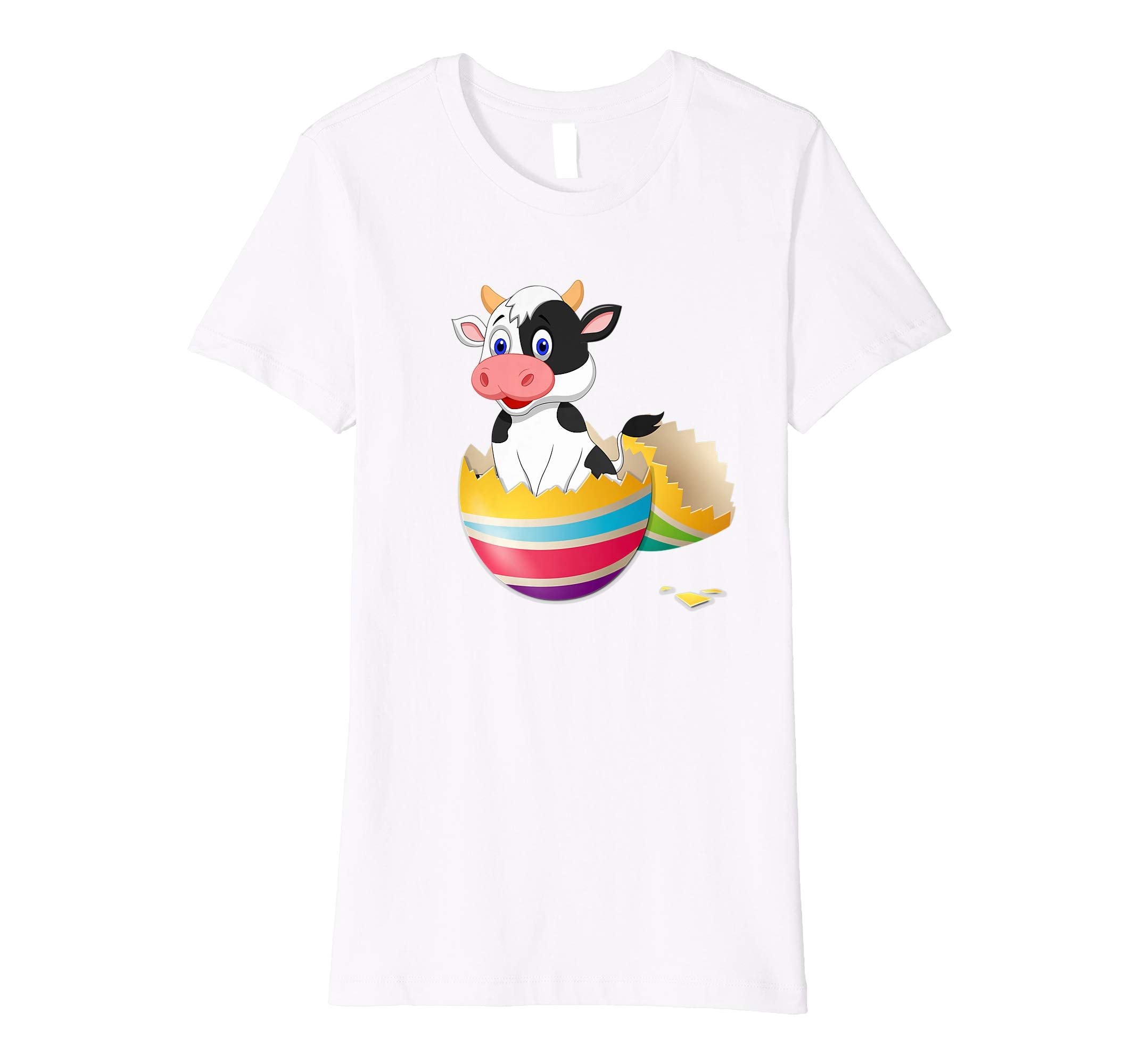 Baby Cow Hatching From Easter Egg Easter Day Shirt