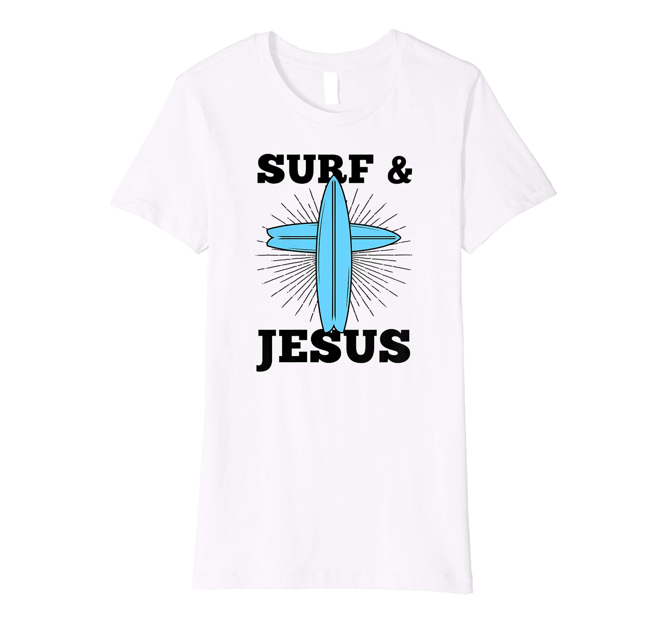 Surf And Jesus Christian Easter Bible Verse Gift T-Shirt