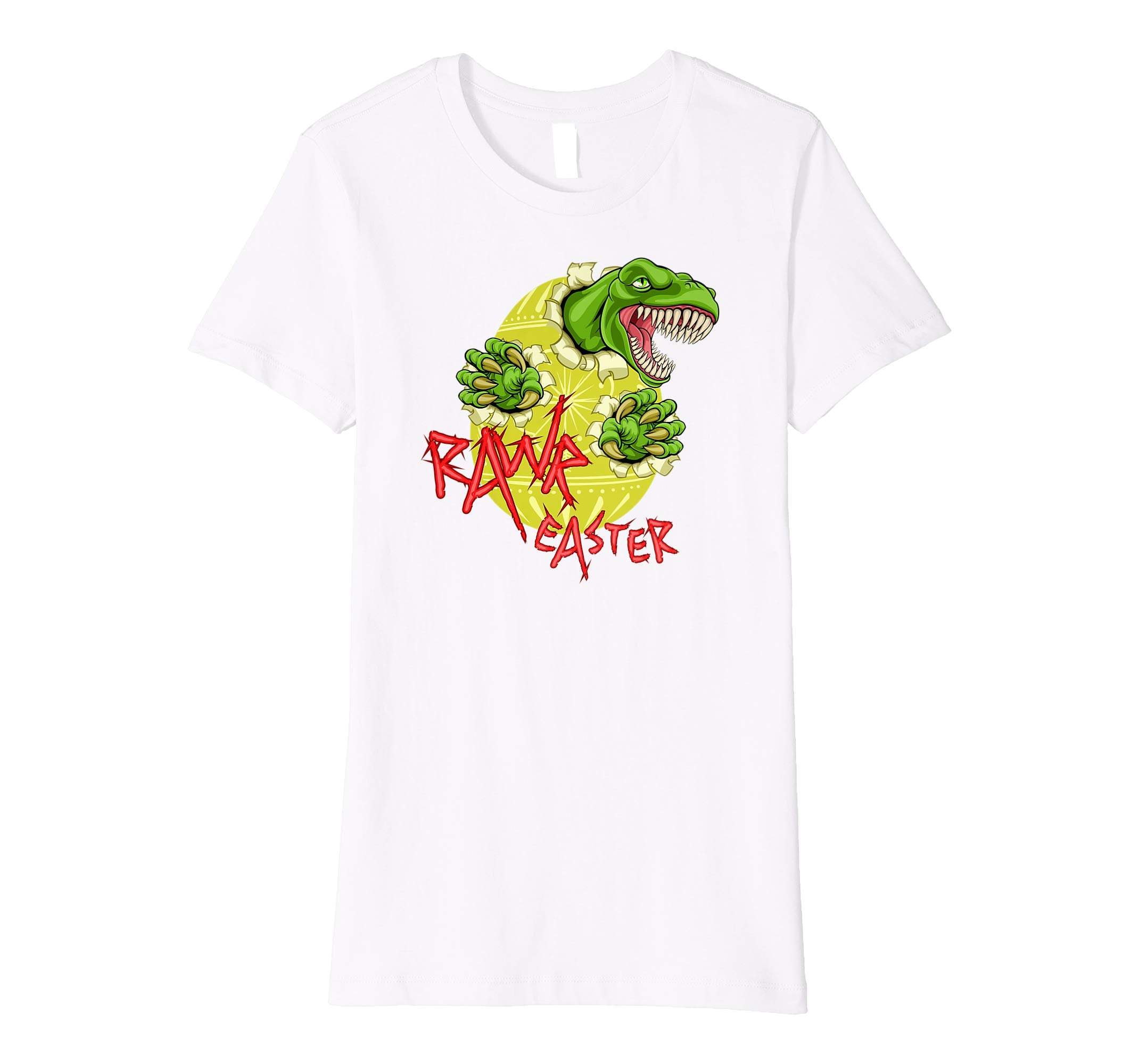 Rawr Easter T-Rex Dinosaur Ripping Through Egg Tee Shirt