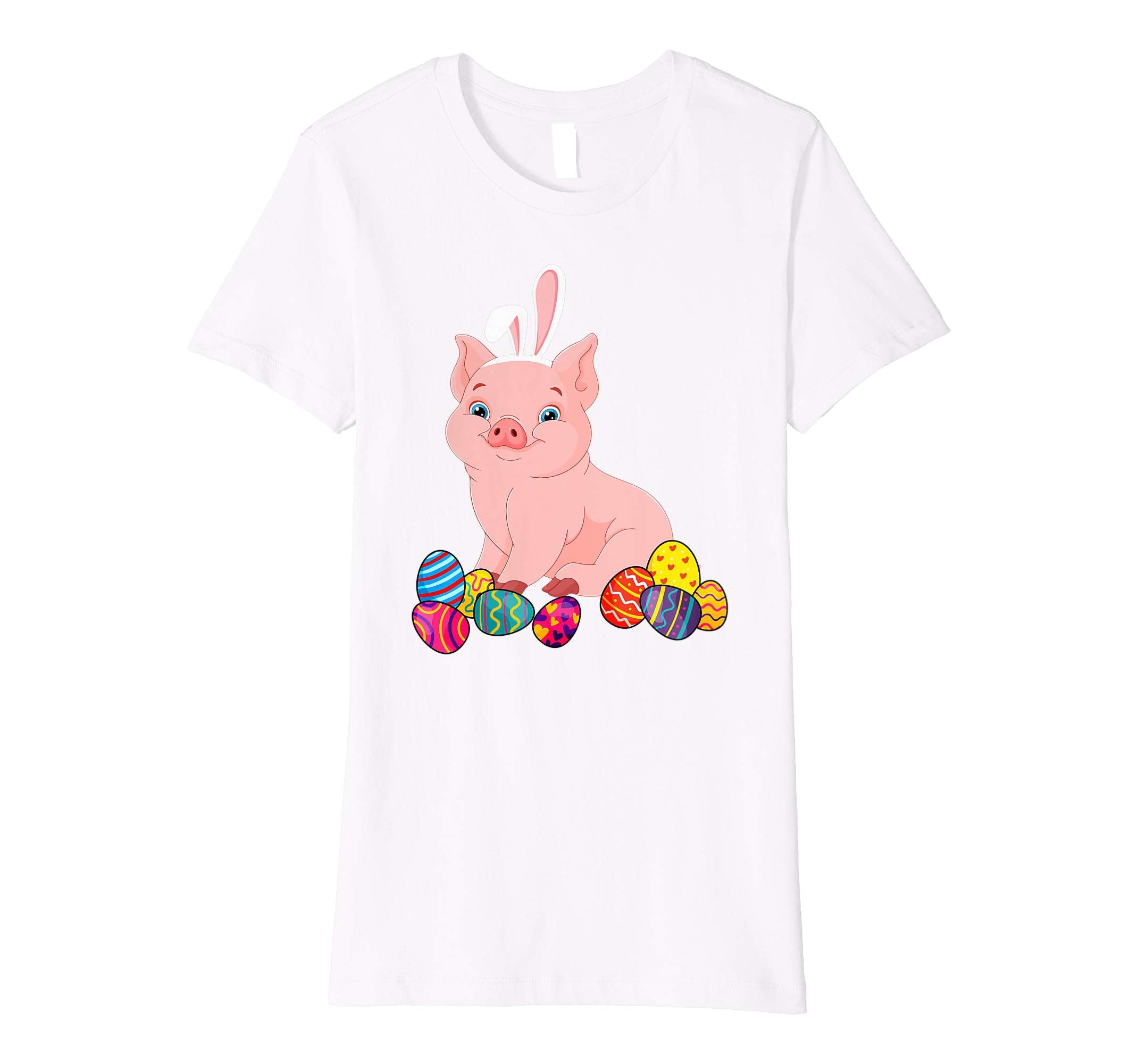 Pig Bunny Ear With Egg Easter Easter Day Shirt