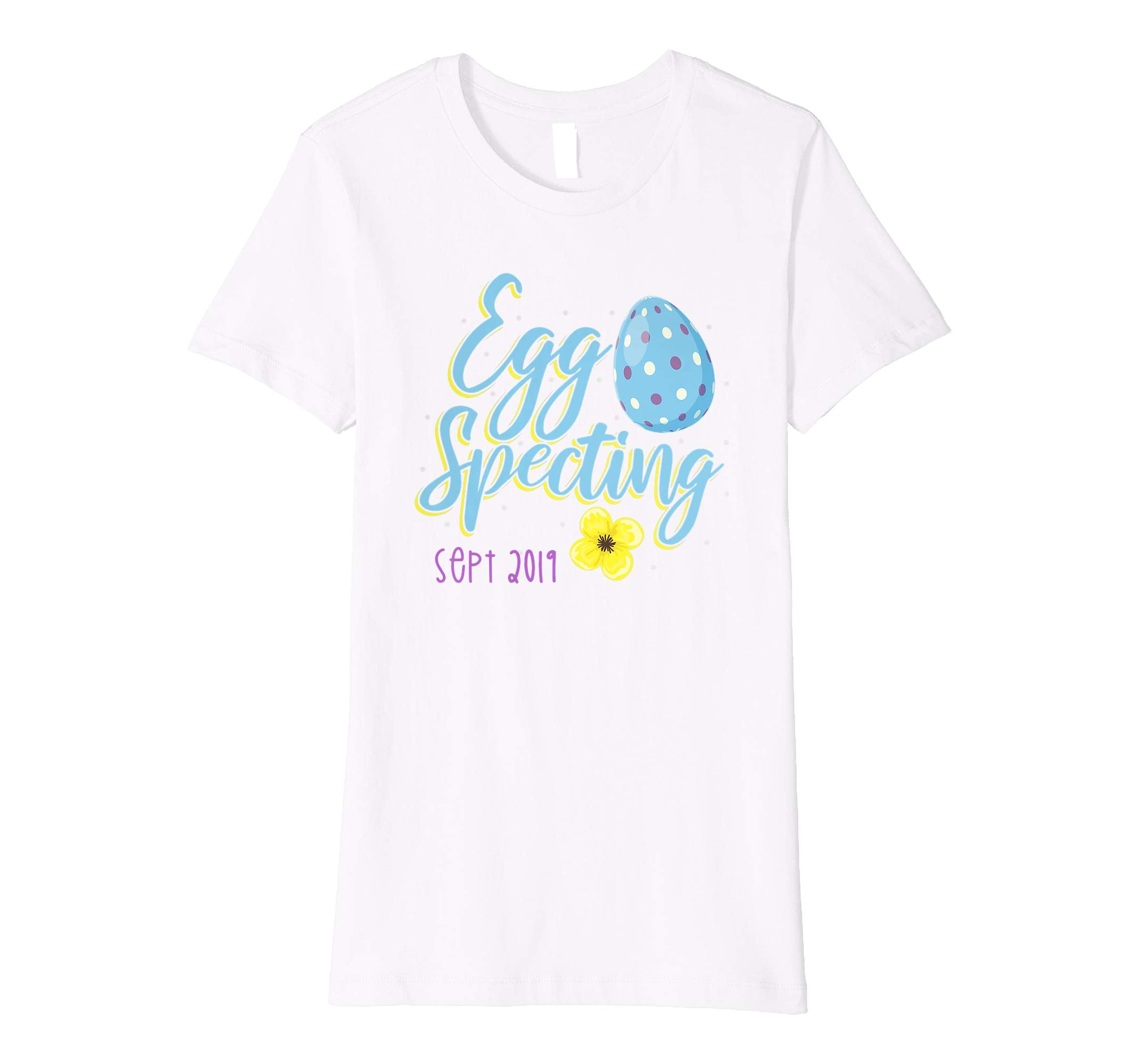 Eggspecting a Baby T Shirt Easter Egg September 2019