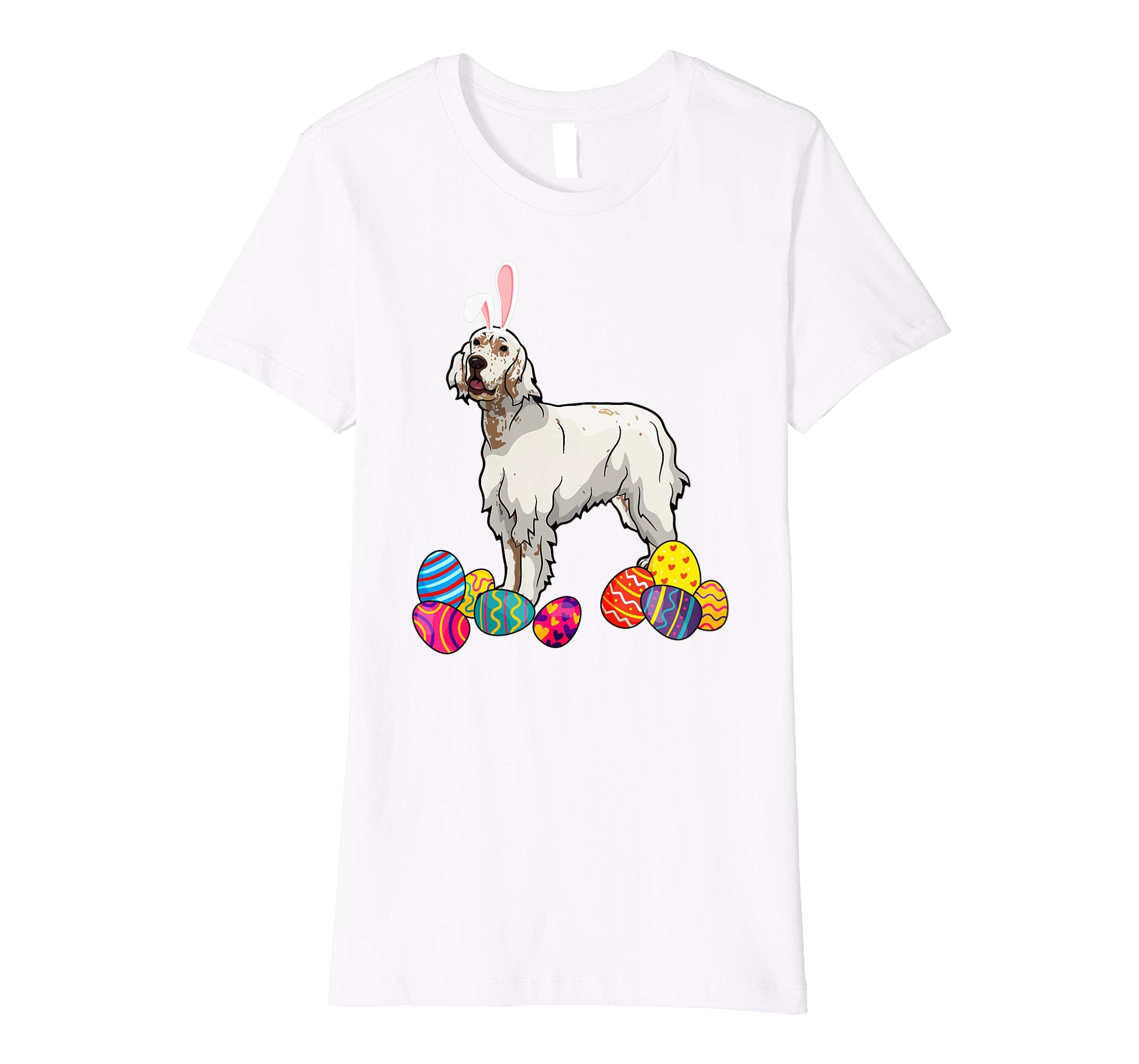 English Setter Bunny Ear With Egg Easter Easter Day Shirt