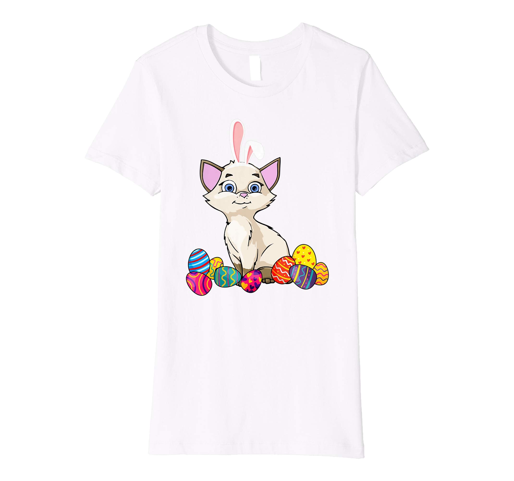 Cat Bunny Ear With Egg Easter Easter Day Shirt