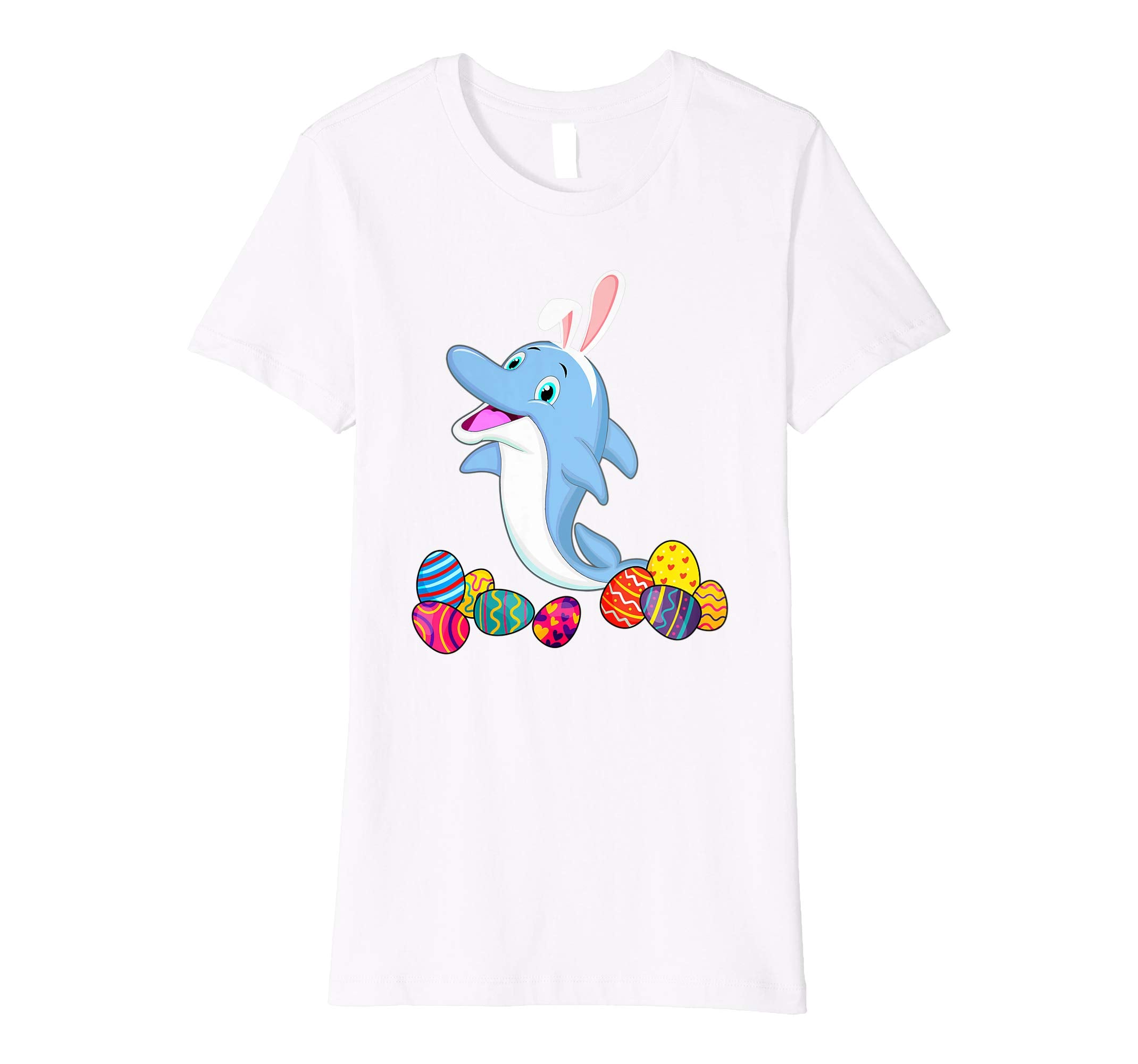 Dolphin Bunny Ear With Egg Easter Easter Day Shirt