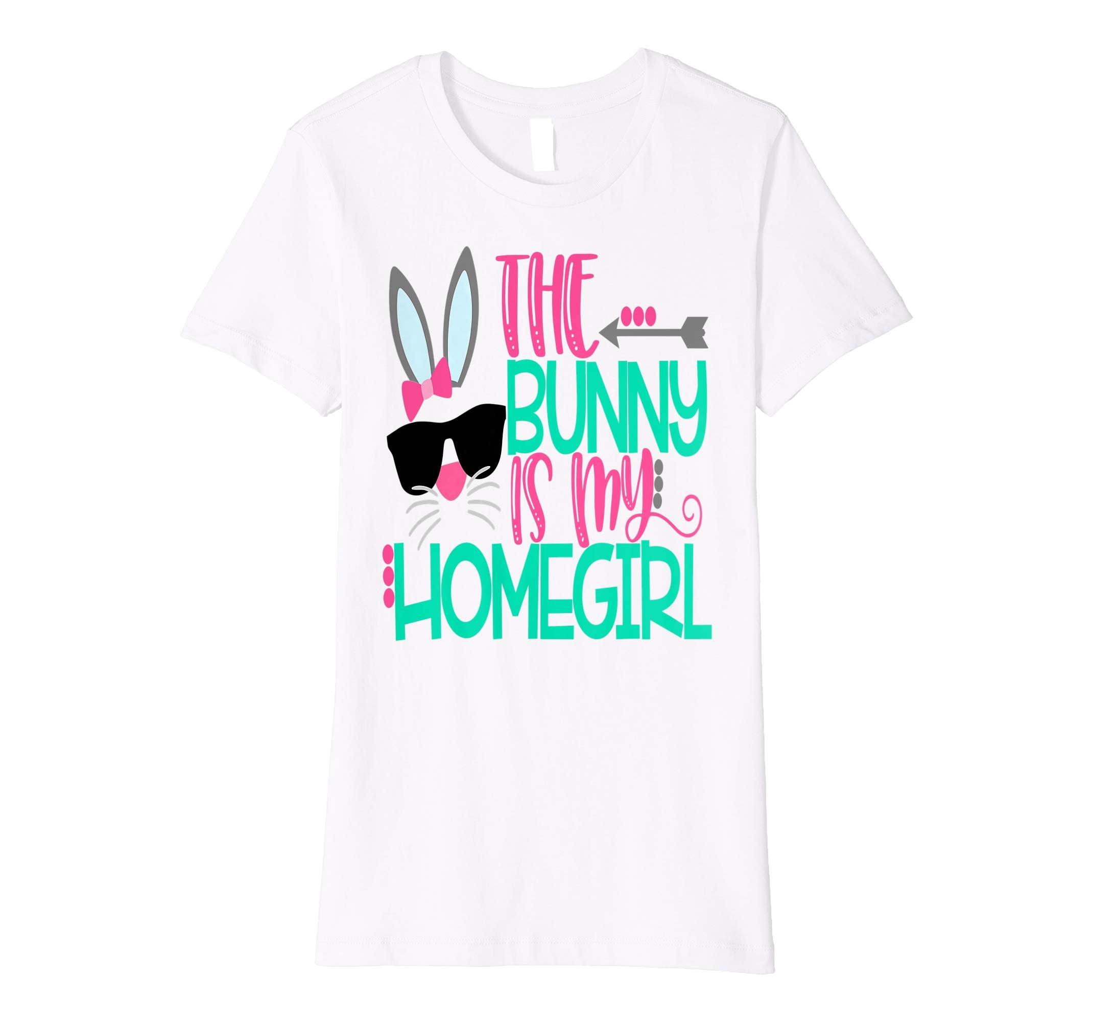 The Easter Bunny Is My Homegirl Shirt Cute Kids School Girls
