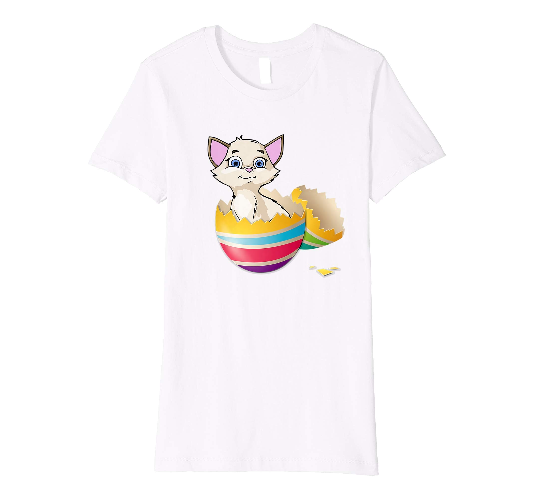 Baby Cat Hatching From Easter Egg Easter Day Shirt