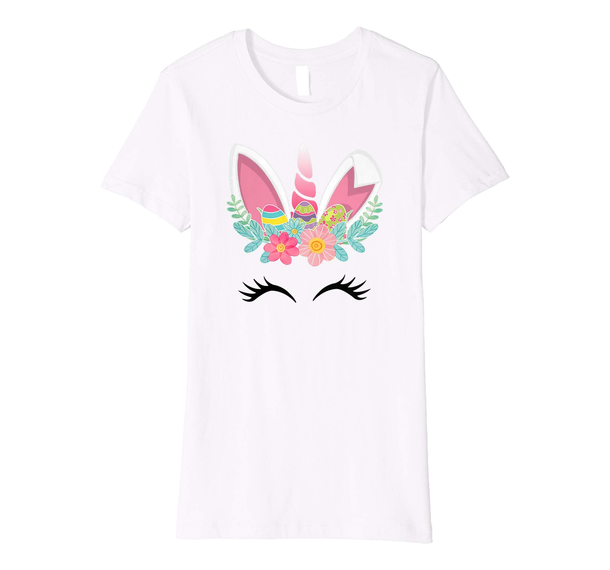 Unicorn Bunny Easter T Shirt for Girls Women Gifts