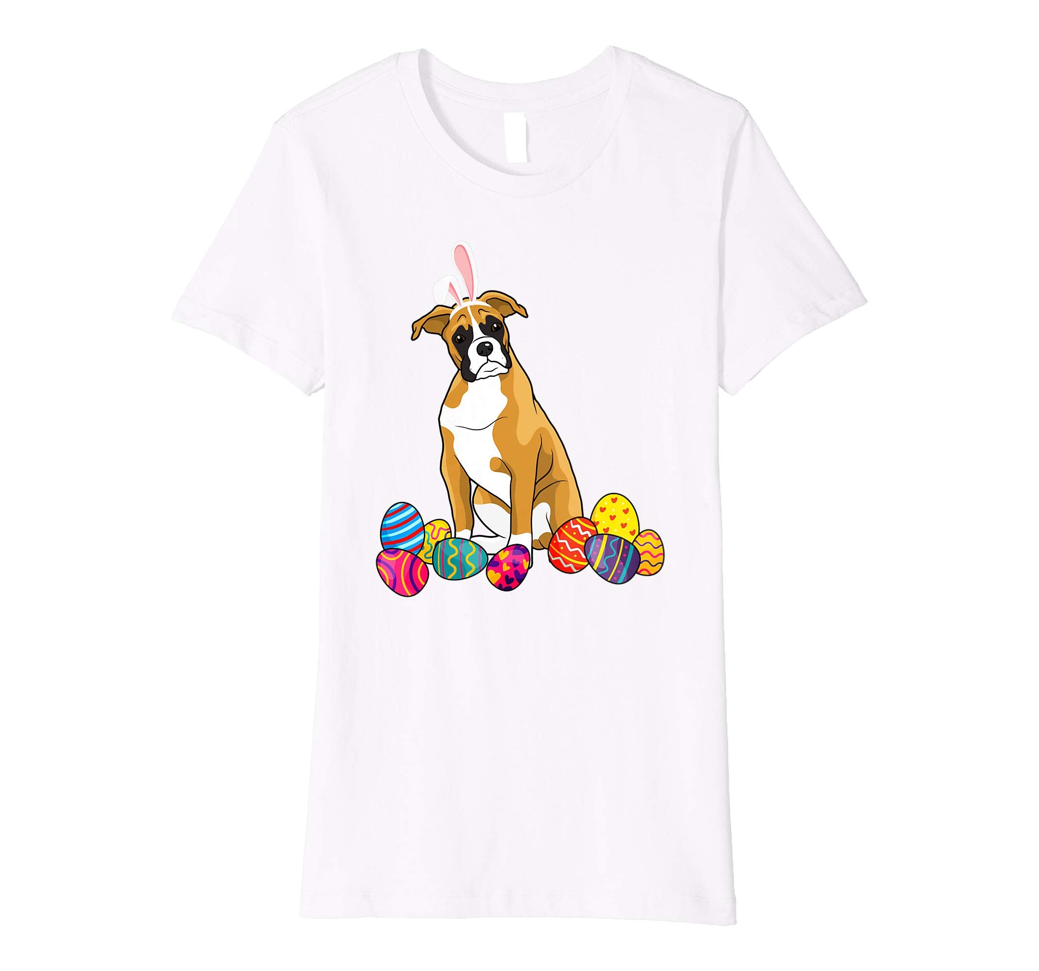 Boxer Bunny Ear With Egg Easter Easter Day Shirt