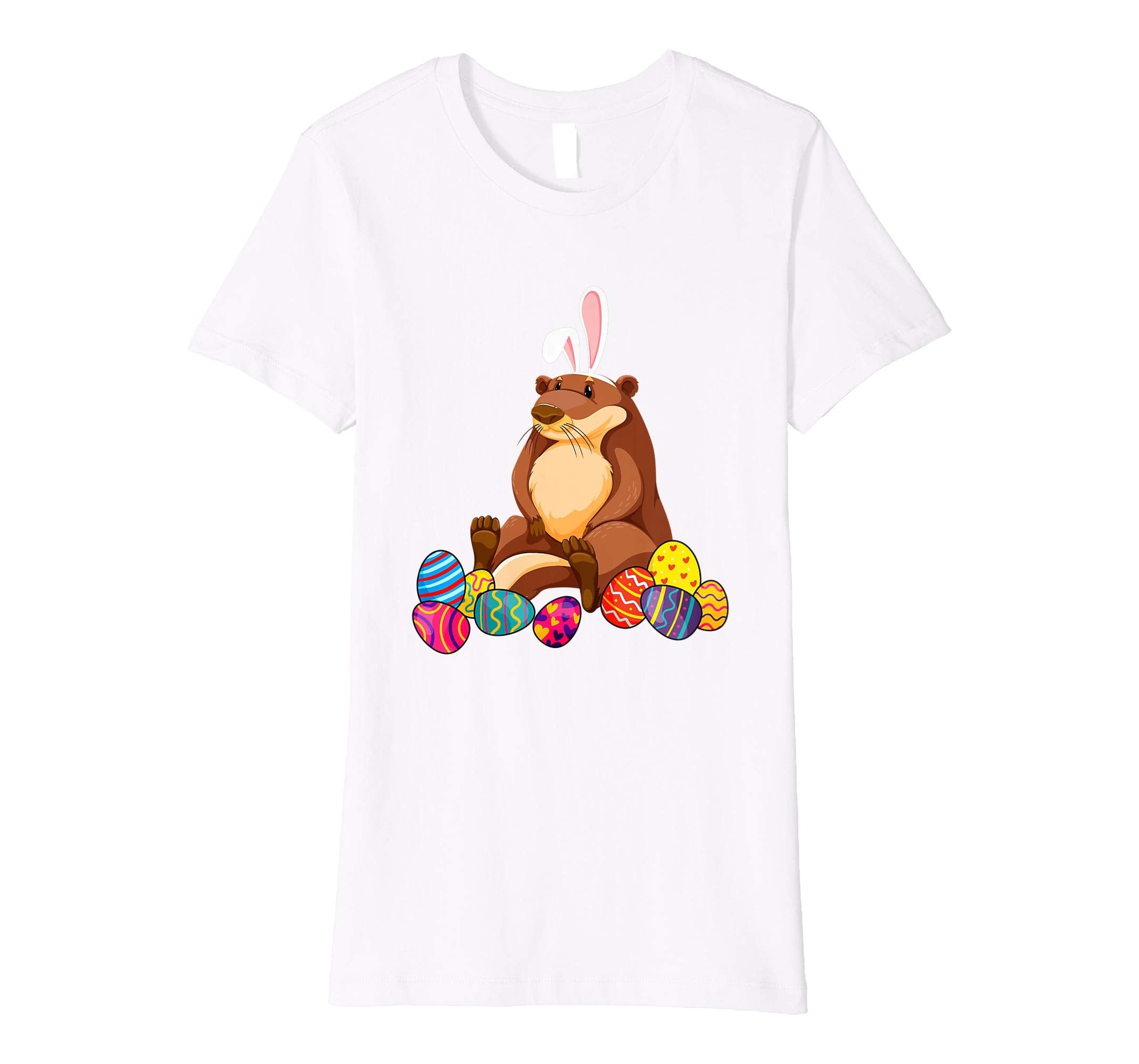 Otter Bunny Ear With Egg Easter Easter Day Shirt
