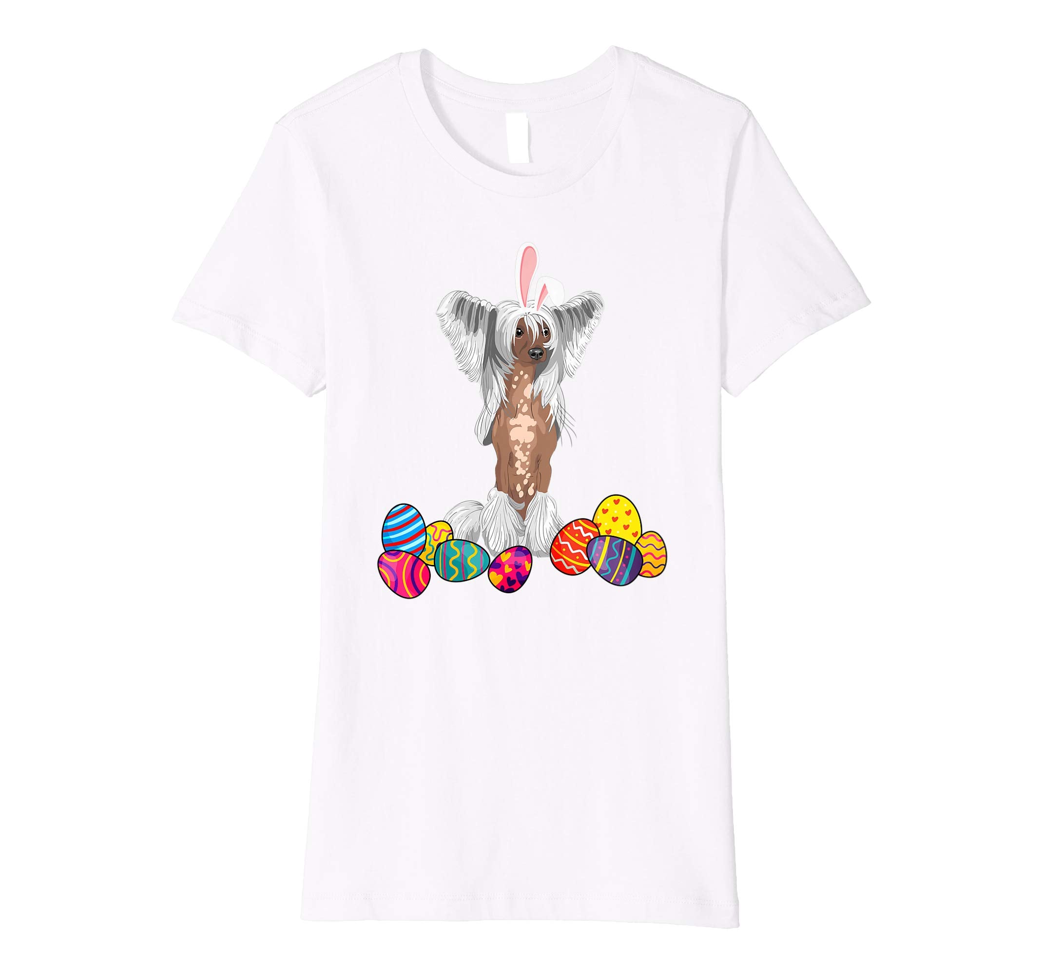 Chinese Crested Bunny Ear With Egg Easter Easter Day Shirt