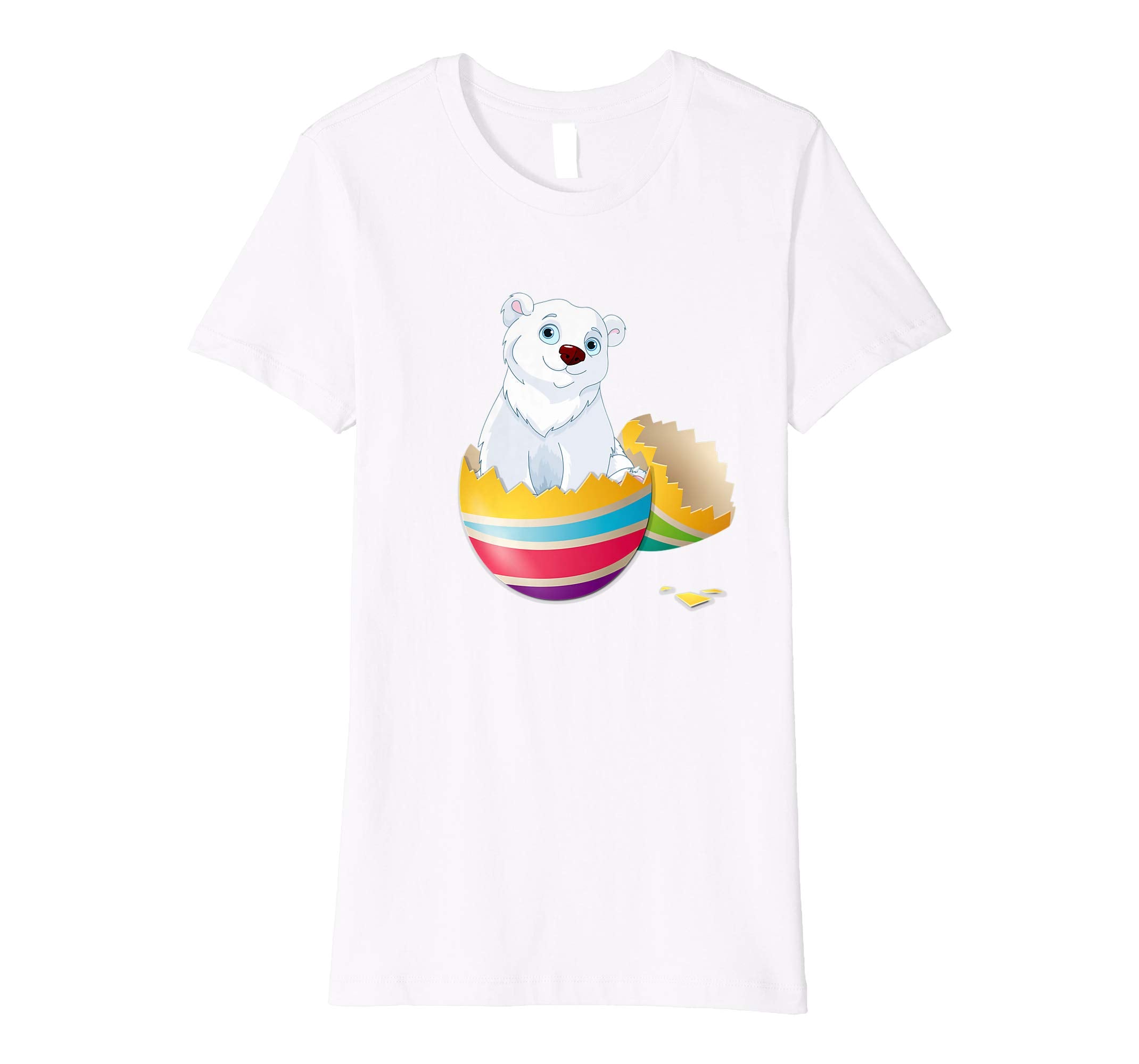 Baby Polar Bear Hatching From Easter Egg Easter Day Shirt