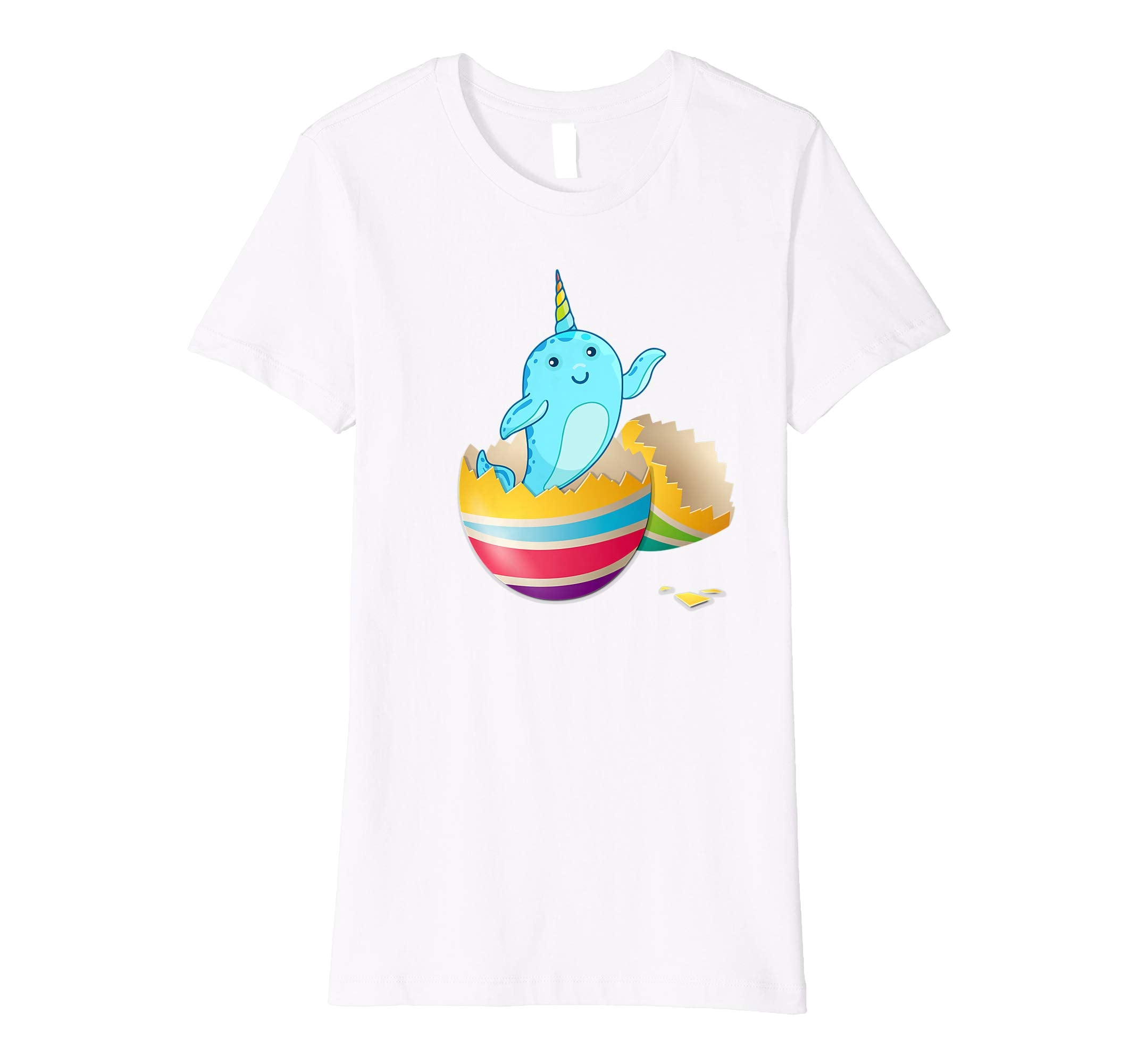 Baby Narwhals Hatching From Easter Egg Easter Day Shirt