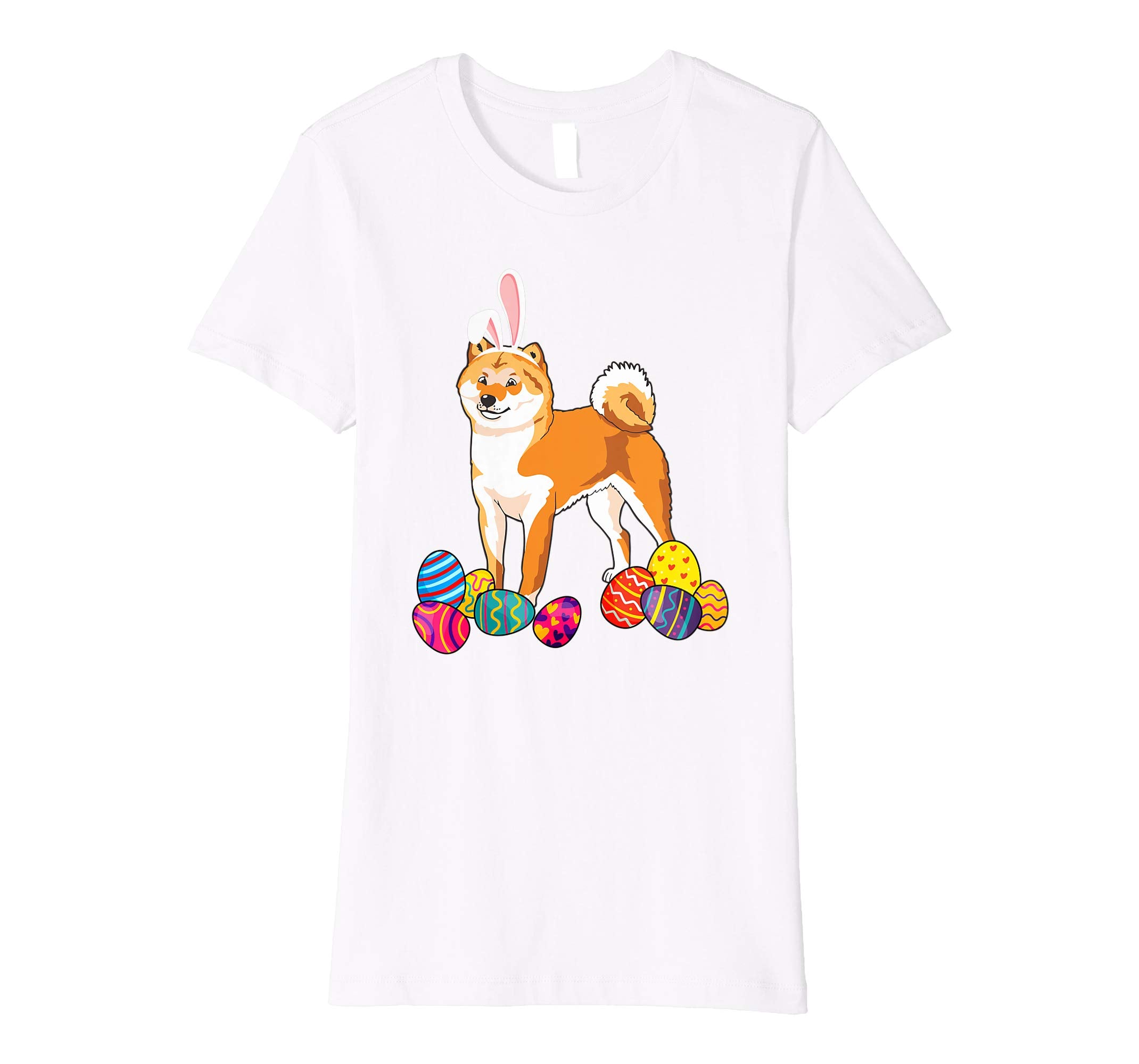 Akita Bunny Ear With Egg Easter Easter Day Shirt