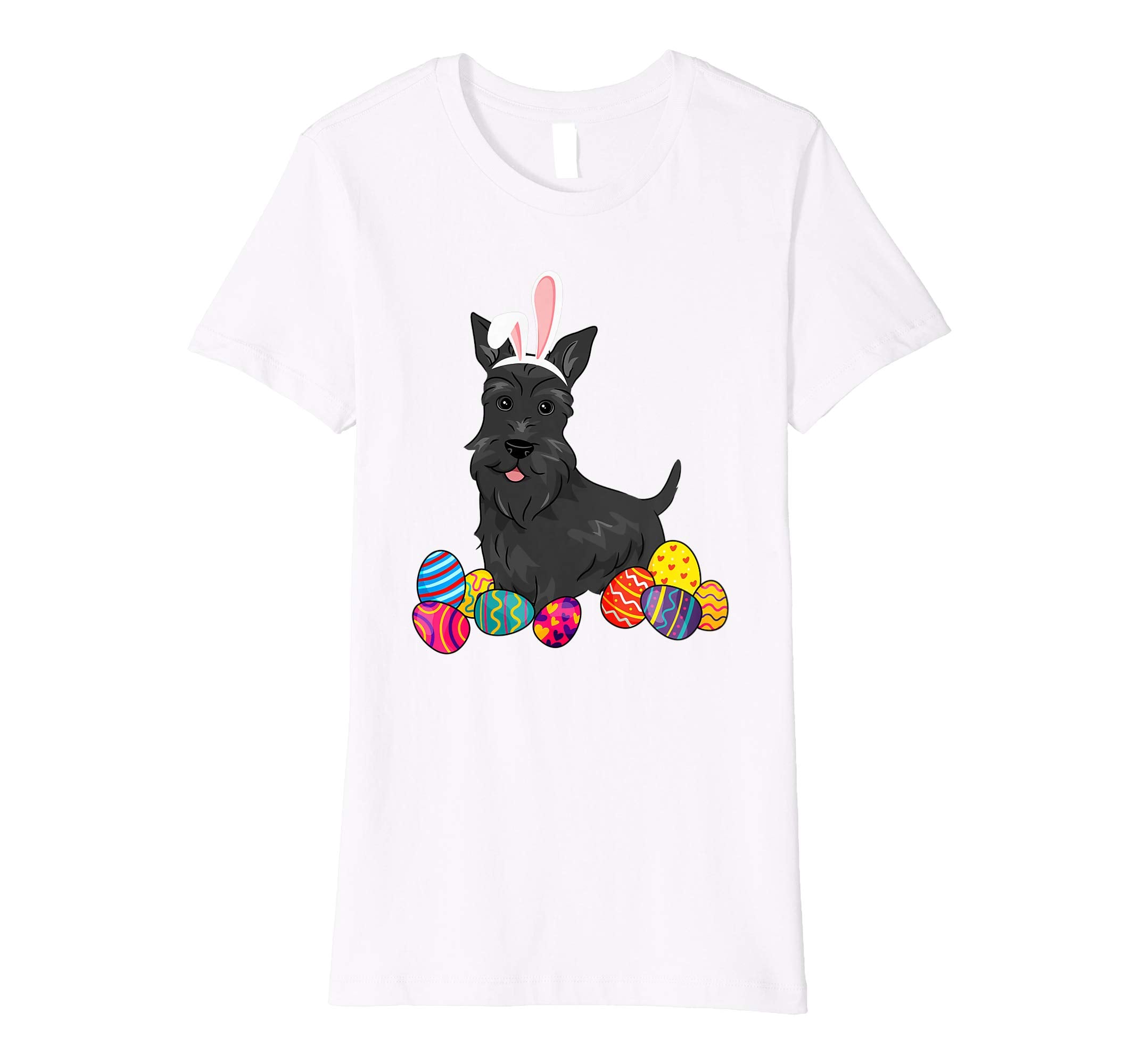 Scottish Terier Bunny Ear With Egg Easter Easter Day Shirt
