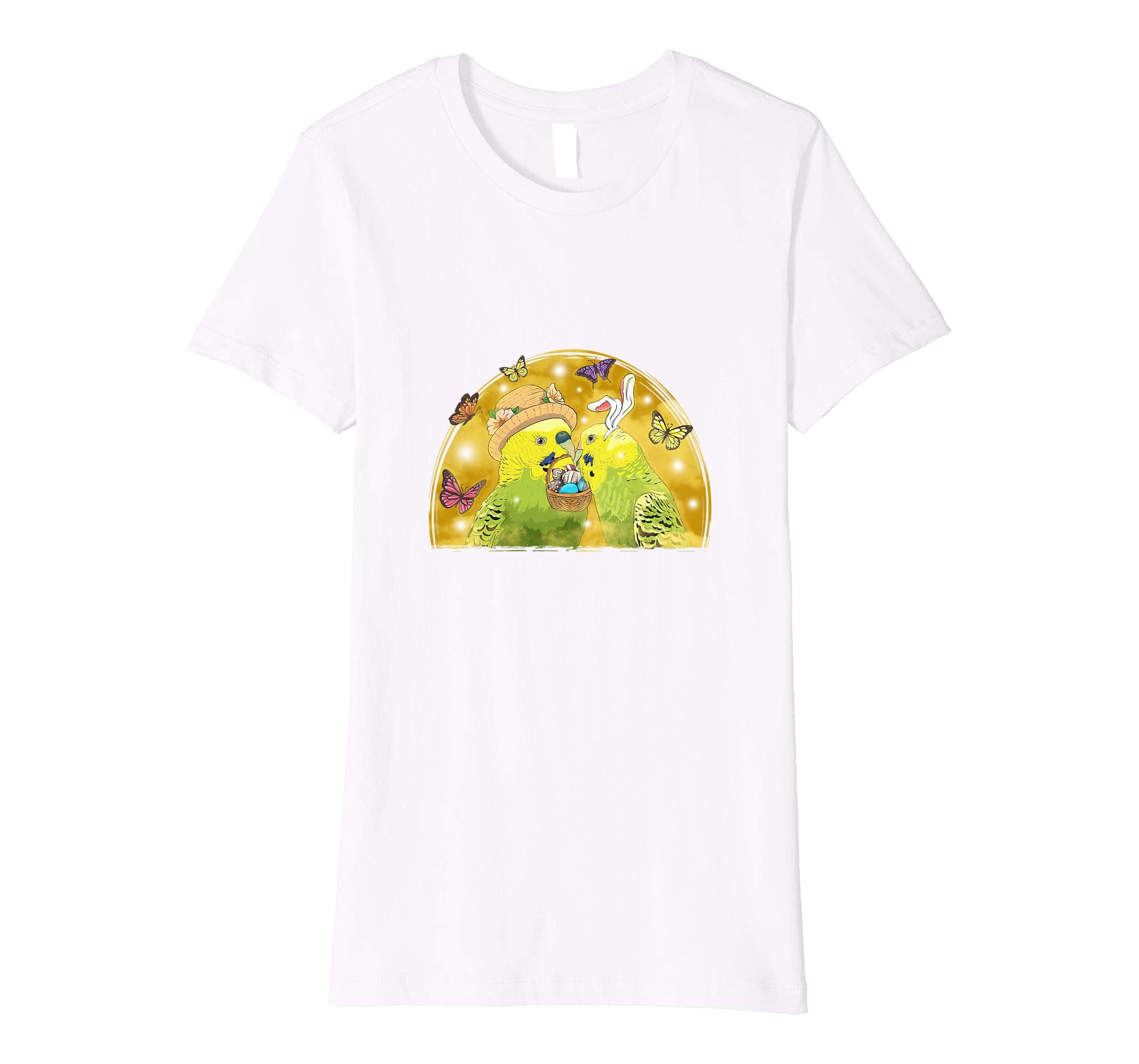 Budgie Budgerigar with Happy Easter Eggs Shirt T-Shirt