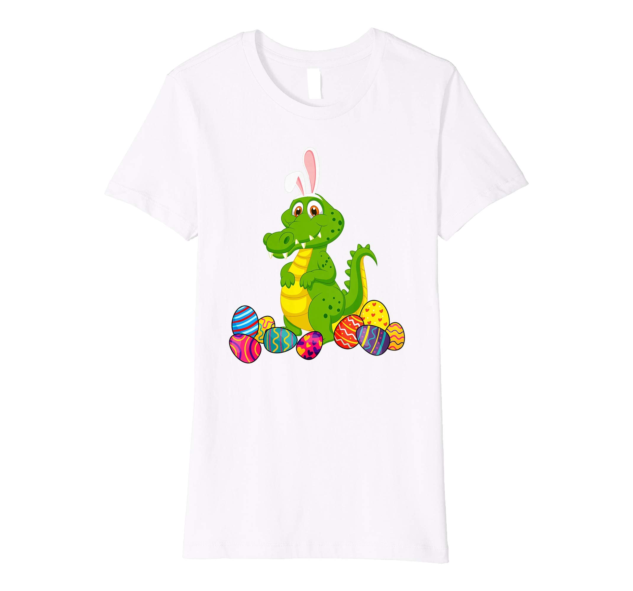 Crocodile Bunny Ear With Egg Easter Easter Day Shirt