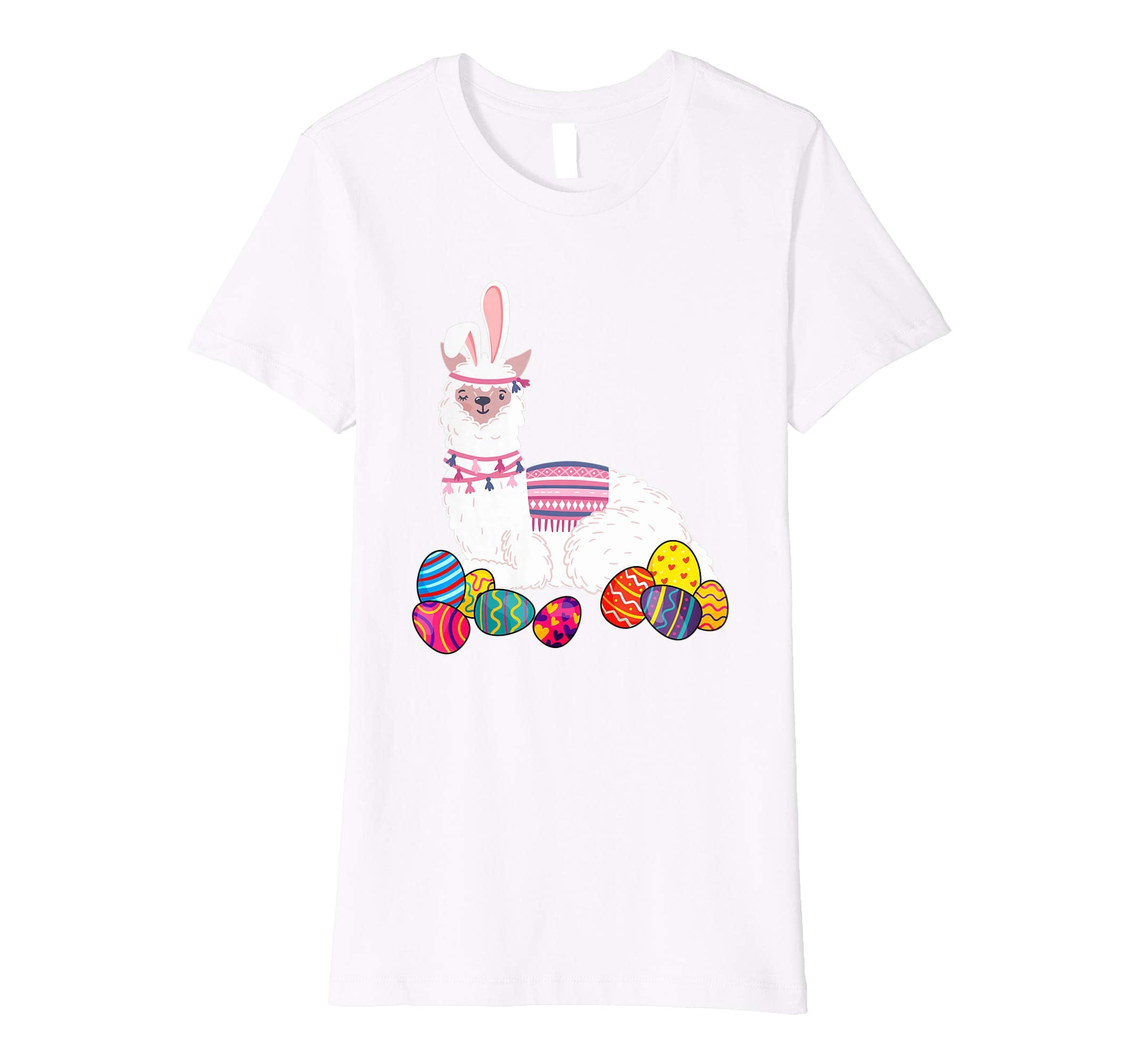 Llama Bunny Ear With Egg Easter Easter Day Shirt